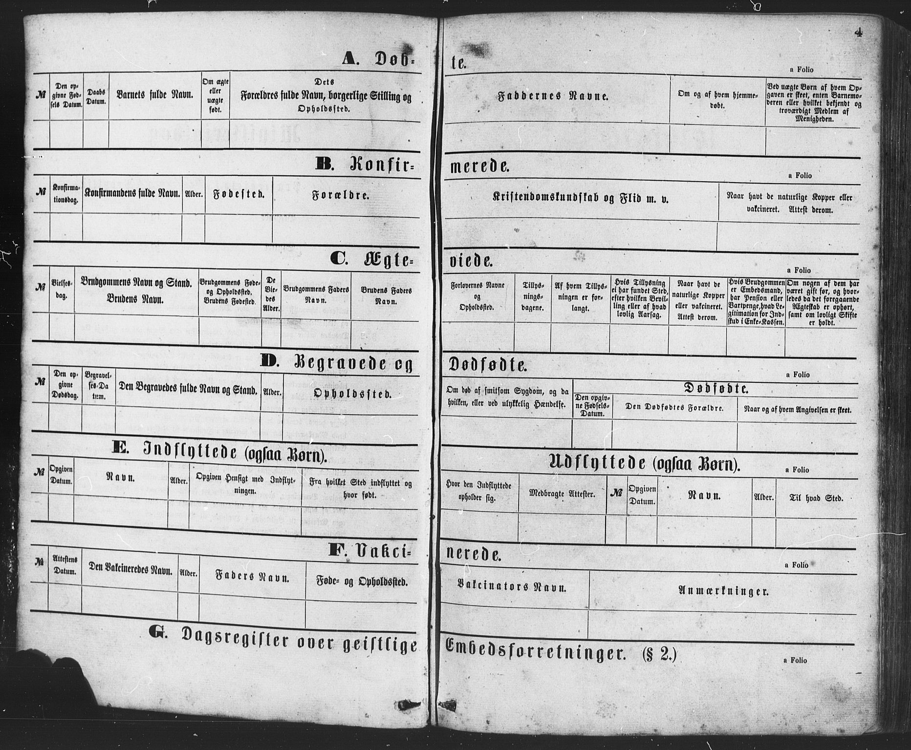 Os sokneprestembete, SAB/A-99929: Parish register (official) no. A 18, 1874-1884, p. 4