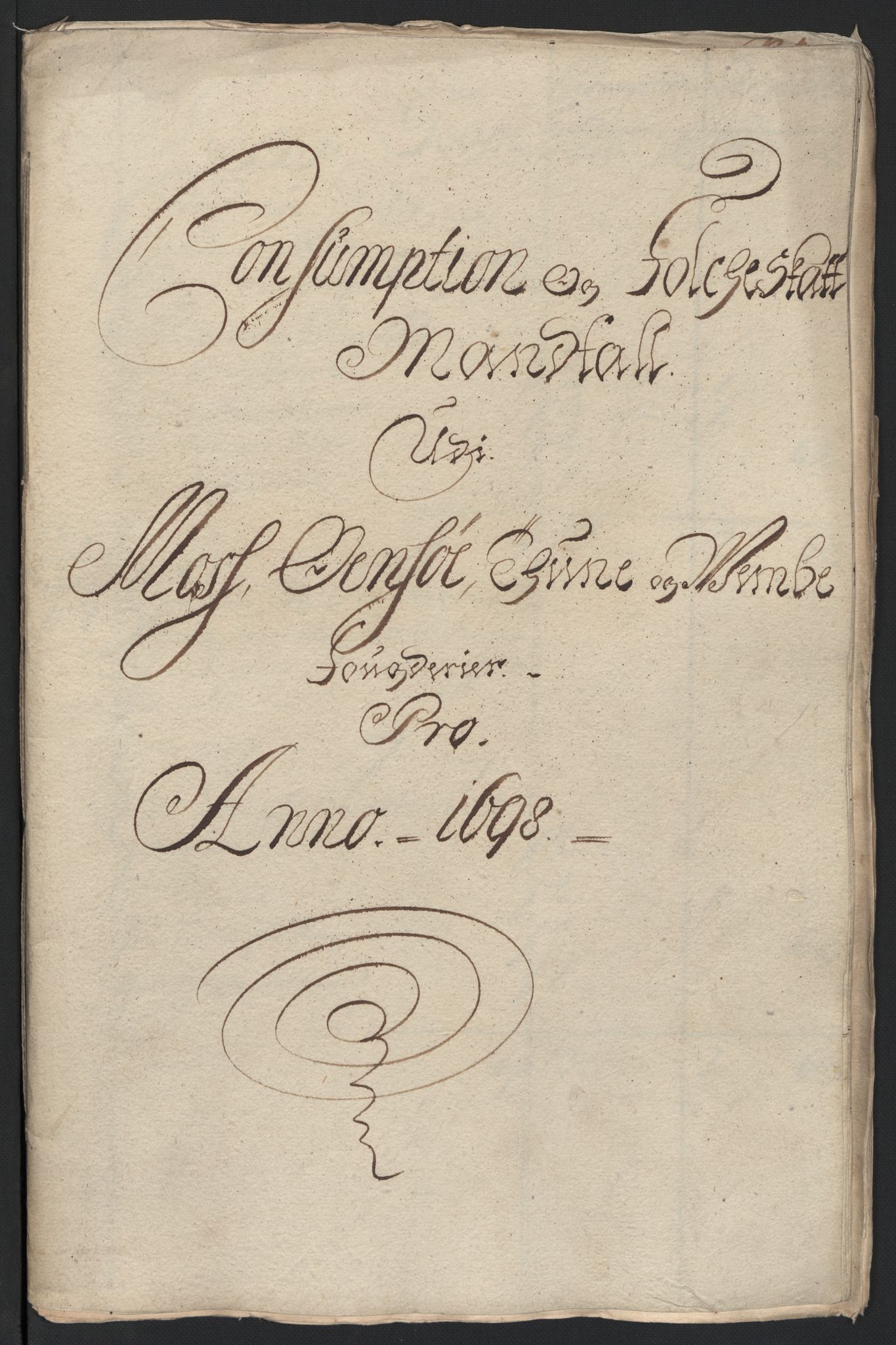 Rentekammeret inntil 1814, Reviderte regnskaper, Fogderegnskap, AV/RA-EA-4092/R04/L0127: Fogderegnskap Moss, Onsøy, Tune, Veme og Åbygge, 1698, p. 64