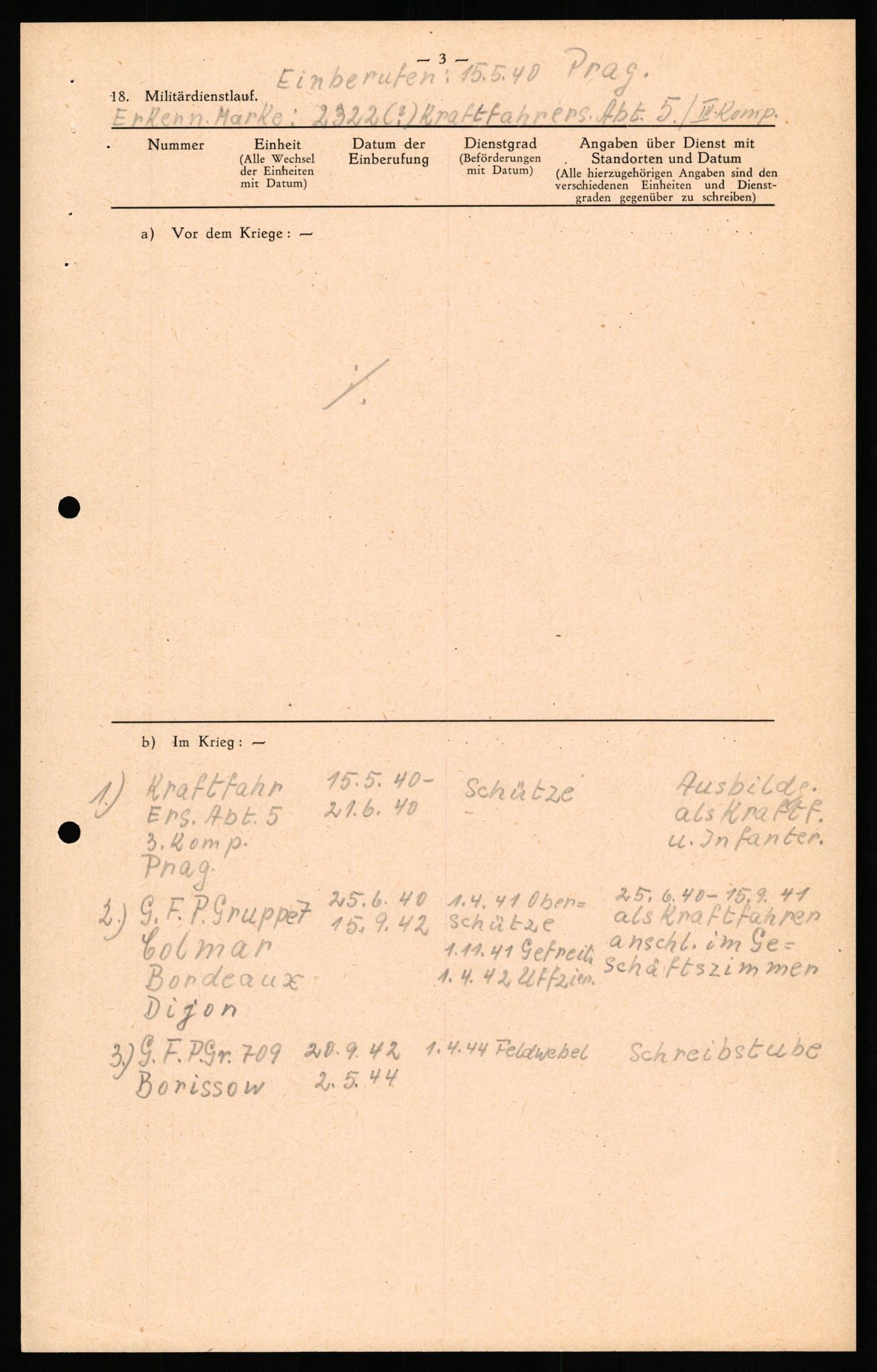 Forsvaret, Forsvarets overkommando II, AV/RA-RAFA-3915/D/Db/L0027: CI Questionaires. Tyske okkupasjonsstyrker i Norge. Tyskere., 1945-1946, p. 319