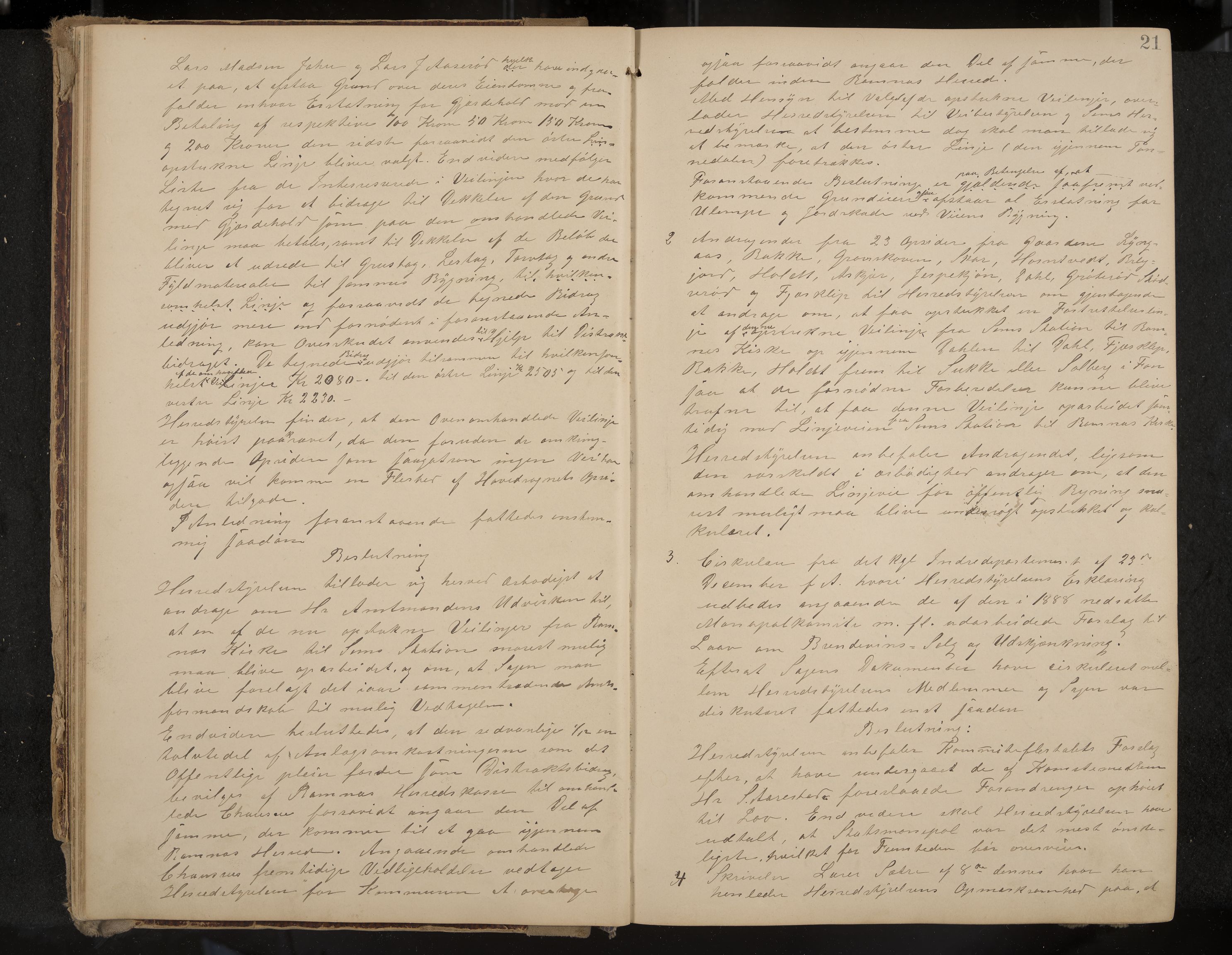 Ramnes formannskap og sentraladministrasjon, IKAK/0718021/A/Aa/L0004: Møtebok, 1892-1907, p. 21