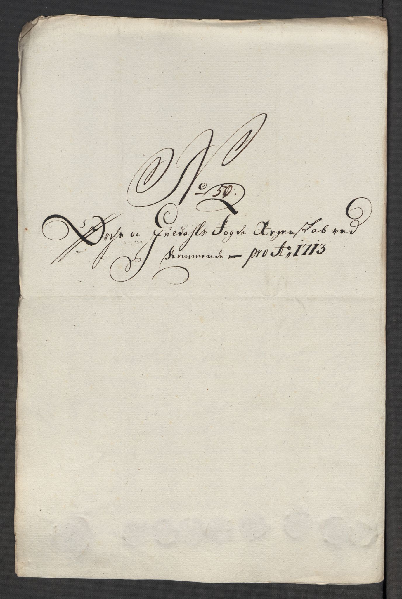 Rentekammeret inntil 1814, Reviderte regnskaper, Fogderegnskap, AV/RA-EA-4092/R60/L3964: Fogderegnskap Orkdal og Gauldal, 1713, p. 416