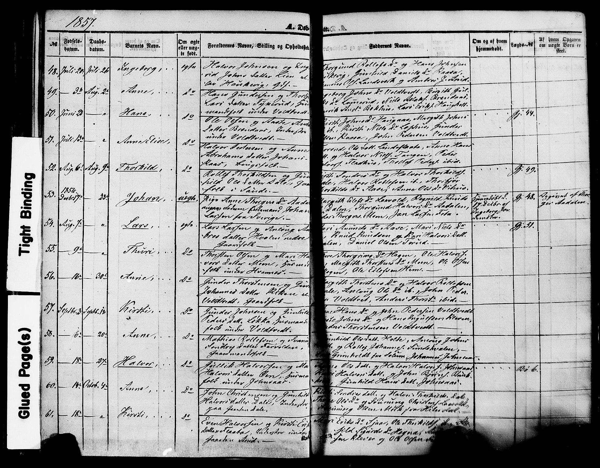 Sauherad kirkebøker, AV/SAKO-A-298/F/Fa/L0007: Parish register (official) no. I 7, 1851-1873, p. 40