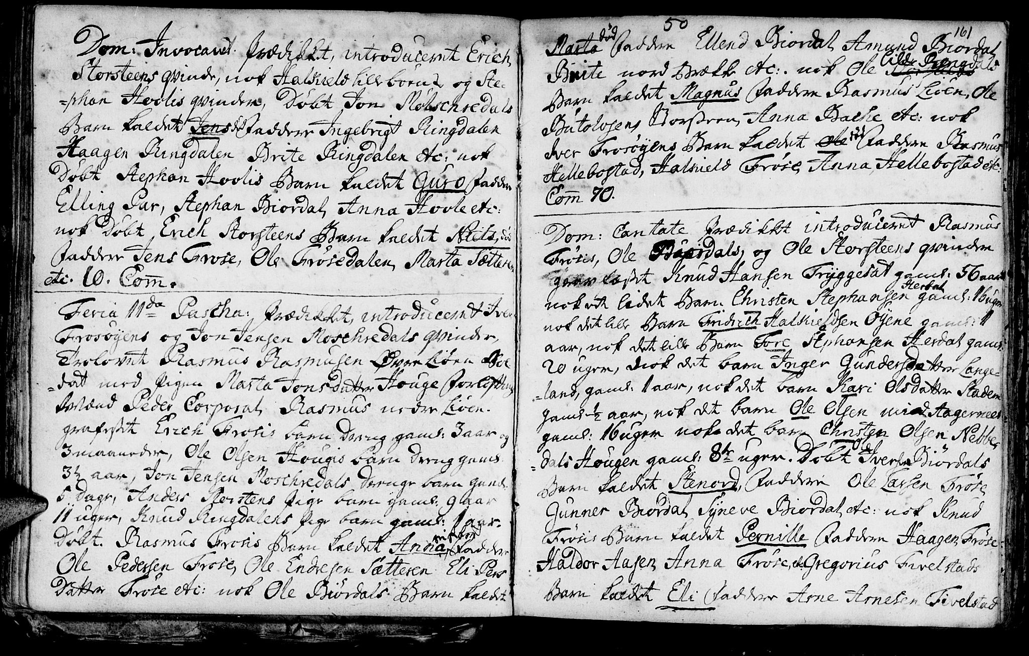 Ministerialprotokoller, klokkerbøker og fødselsregistre - Møre og Romsdal, SAT/A-1454/519/L0241: Parish register (official) no. 519A01 /2, 1736-1760, p. 161