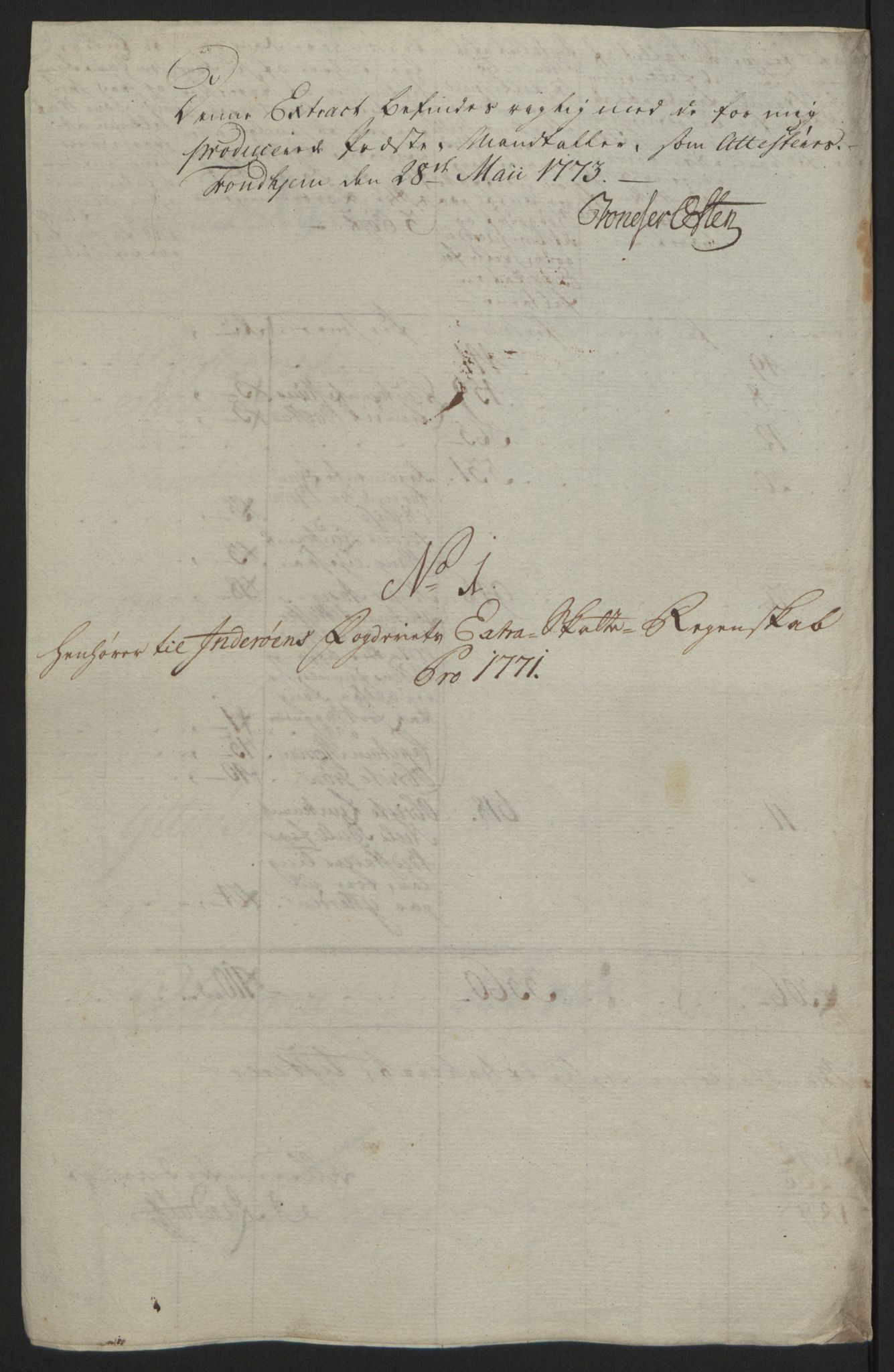 Rentekammeret inntil 1814, Reviderte regnskaper, Fogderegnskap, RA/EA-4092/R63/L4420: Ekstraskatten Inderøy, 1762-1772, p. 422