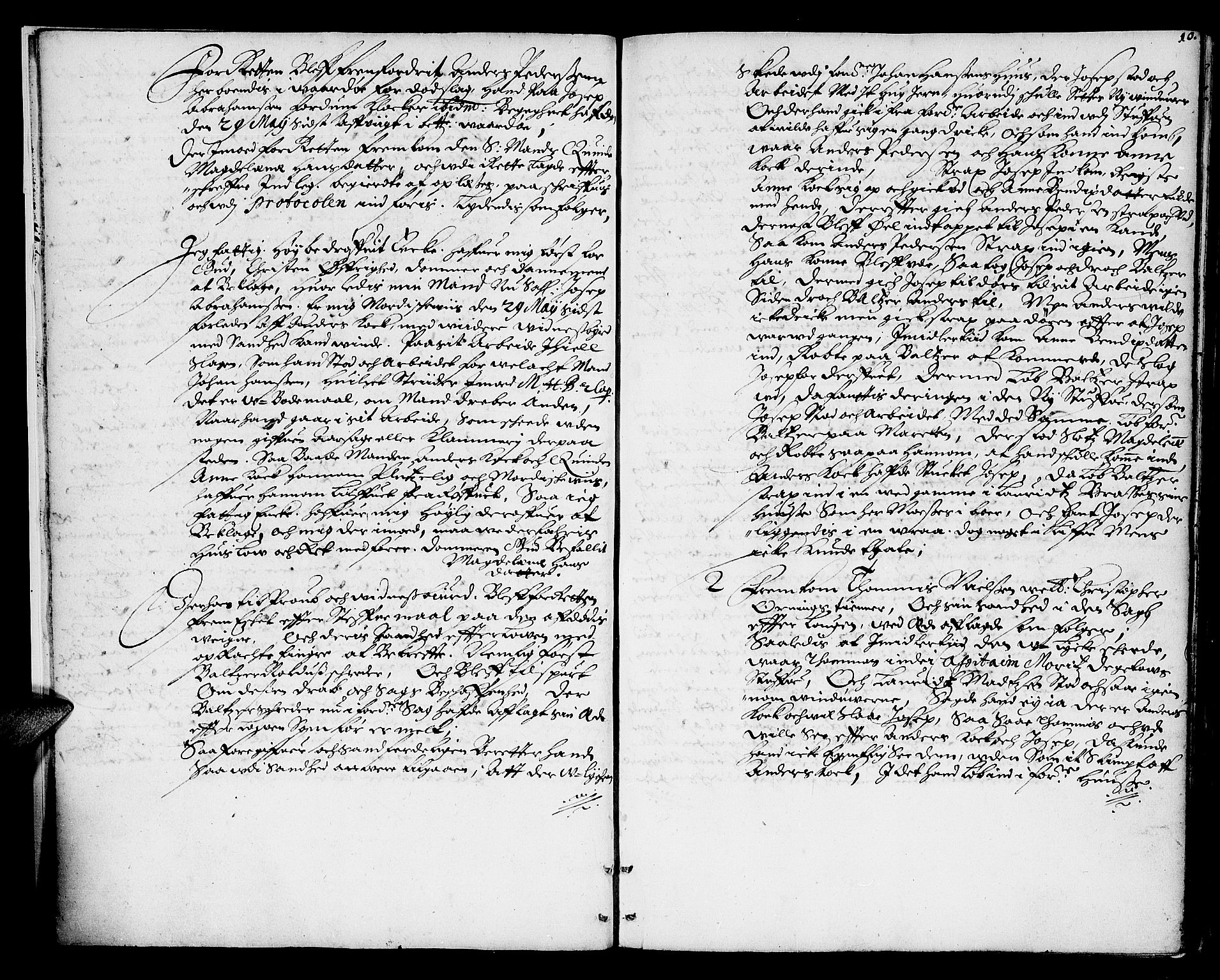 Finnmark sorenskriveri, AV/SATØ-S-0053/F/Fa/L0012: Justisprotokoller, 1668-1671, p. 9b-10a