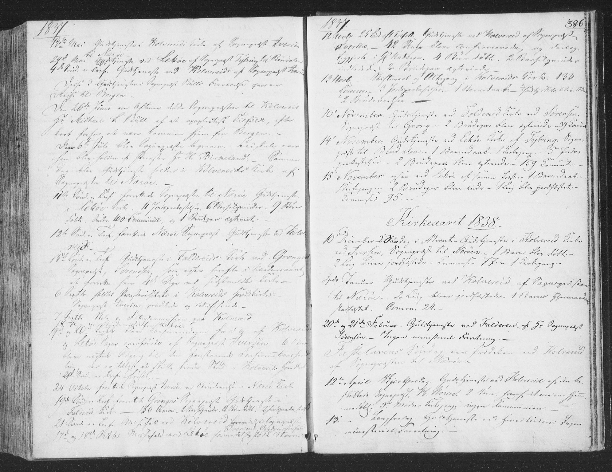 Ministerialprotokoller, klokkerbøker og fødselsregistre - Nord-Trøndelag, SAT/A-1458/780/L0639: Parish register (official) no. 780A04, 1830-1844, p. 326