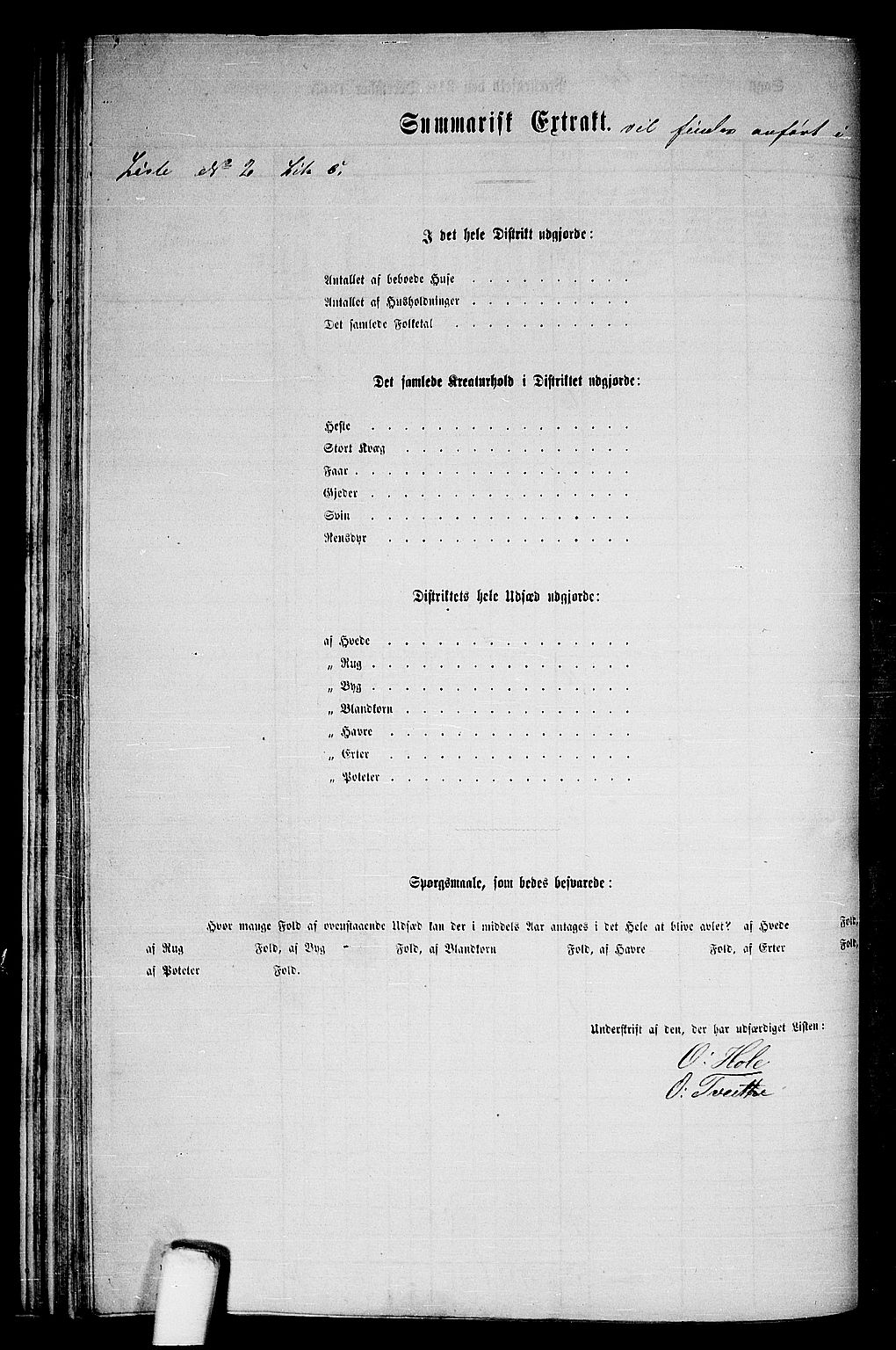 RA, 1865 census for Voss, 1865, p. 309