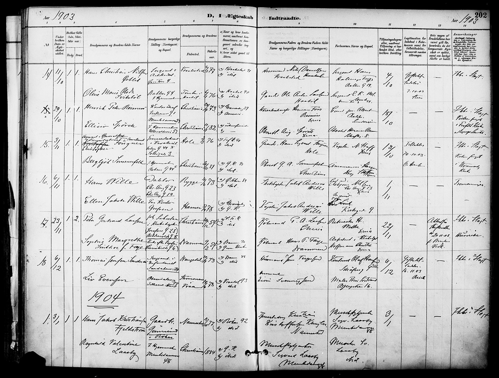 Garnisonsmenigheten Kirkebøker, SAO/A-10846/F/Fa/L0013: Parish register (official) no. 13, 1894-1904, p. 202