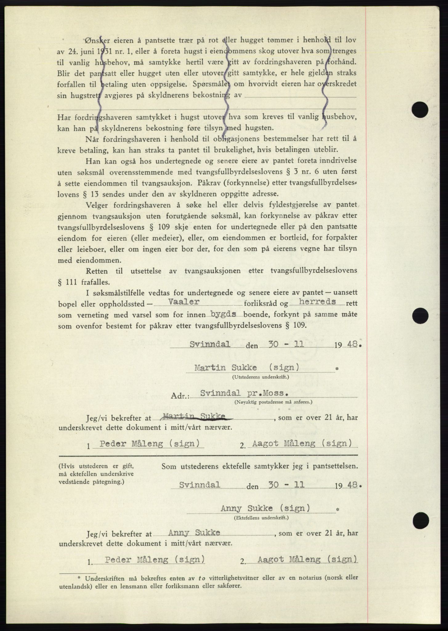 Moss sorenskriveri, AV/SAO-A-10168: Mortgage book no. B20, 1948-1948, Diary no: : 3081/1948