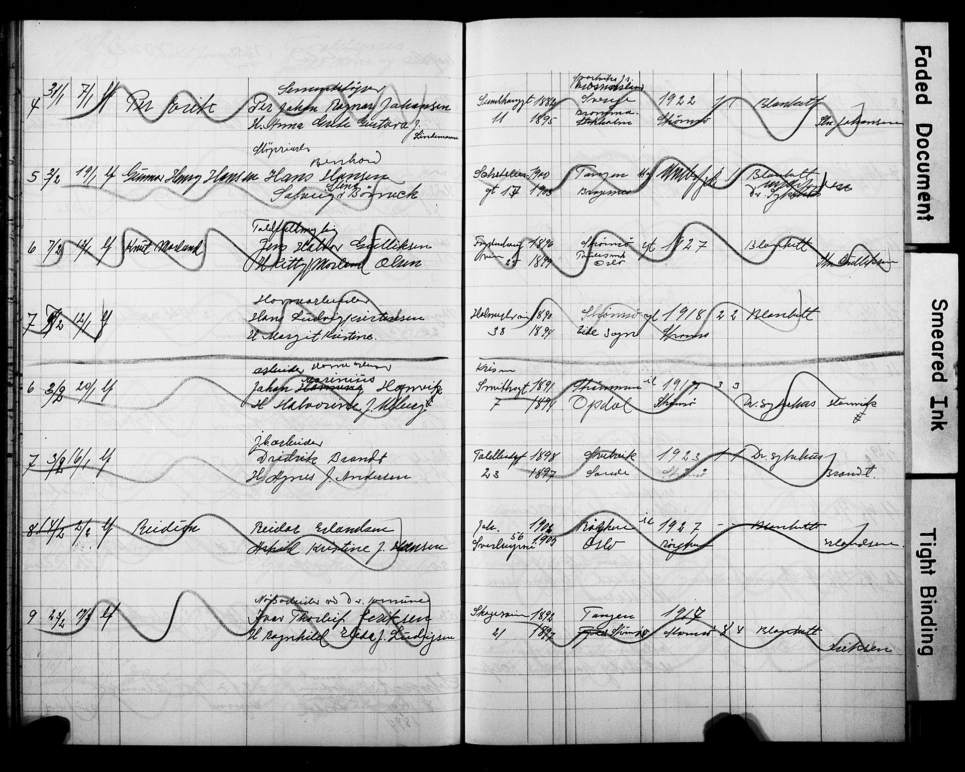Strømsø kirkebøker, SAKO/A-246/Y/Ya/L0010: Parish register draft no. I 10, 1925-1930