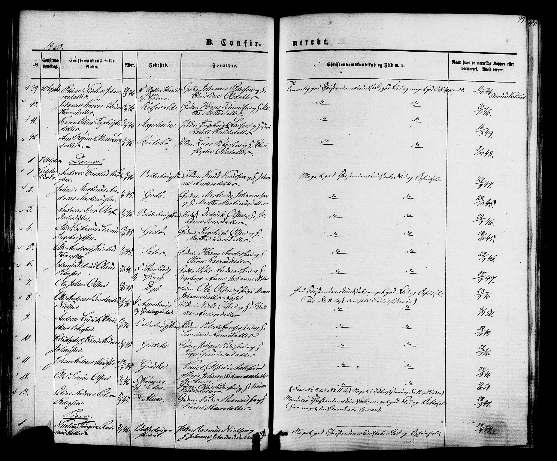 Ministerialprotokoller, klokkerbøker og fødselsregistre - Møre og Romsdal, AV/SAT-A-1454/528/L0398: Parish register (official) no. 528A09, 1858-1864, p. 93