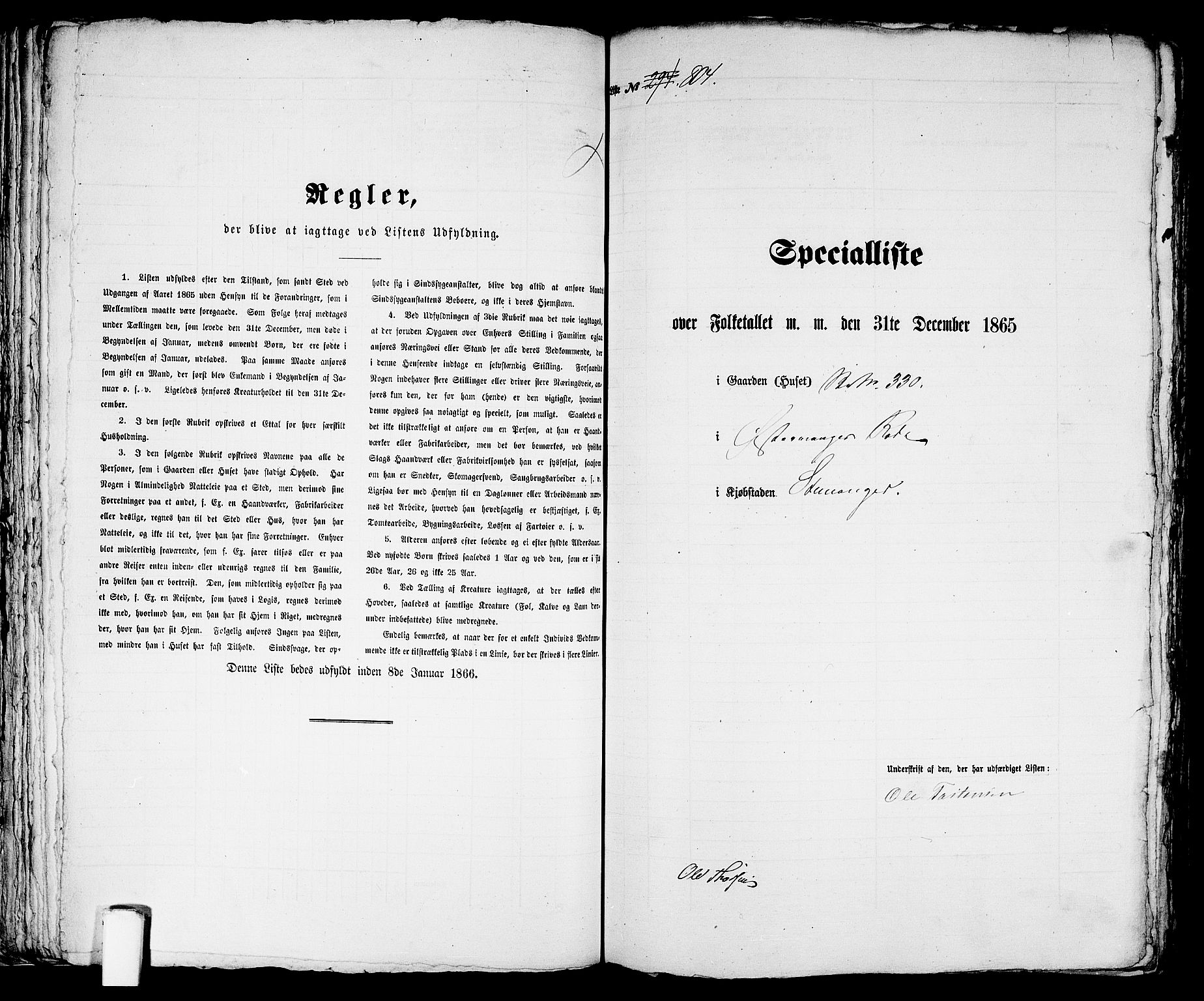 RA, 1865 census for Stavanger, 1865, p. 1641