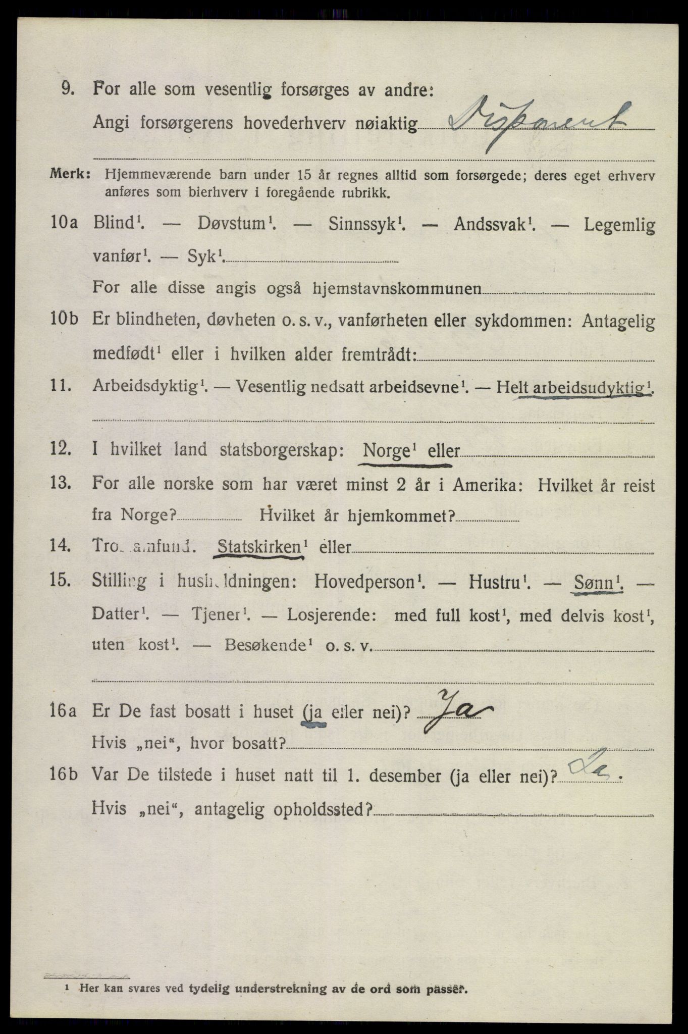 SAKO, 1920 census for Hurum, 1920, p. 11865