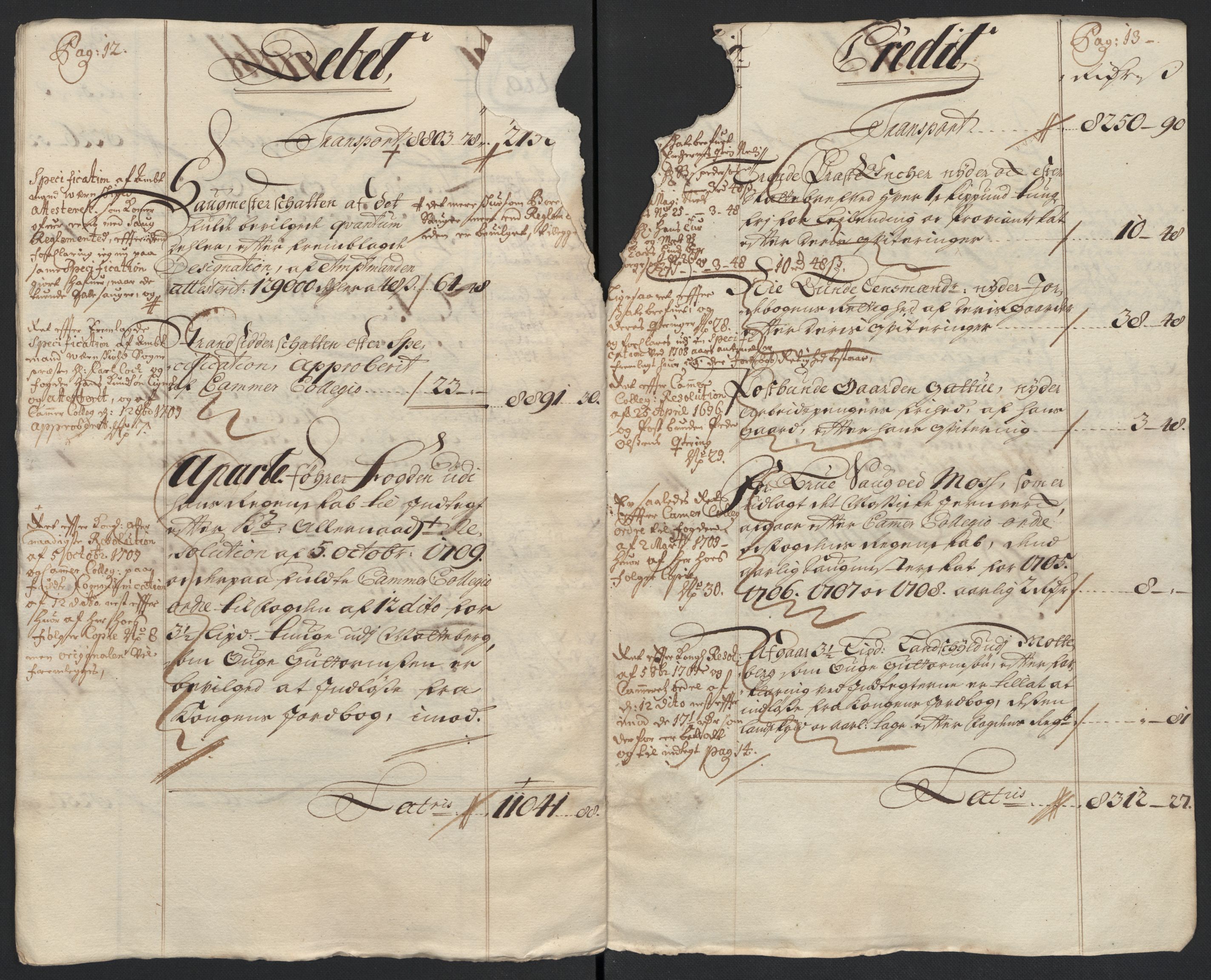 Rentekammeret inntil 1814, Reviderte regnskaper, Fogderegnskap, AV/RA-EA-4092/R04/L0135: Fogderegnskap Moss, Onsøy, Tune, Veme og Åbygge, 1709-1710, p. 20