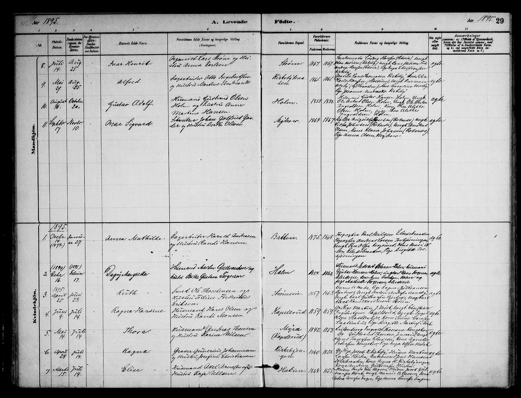 Nittedal prestekontor Kirkebøker, AV/SAO-A-10365a/F/Fb/L0001: Parish register (official) no. II 1, 1879-1901, p. 29