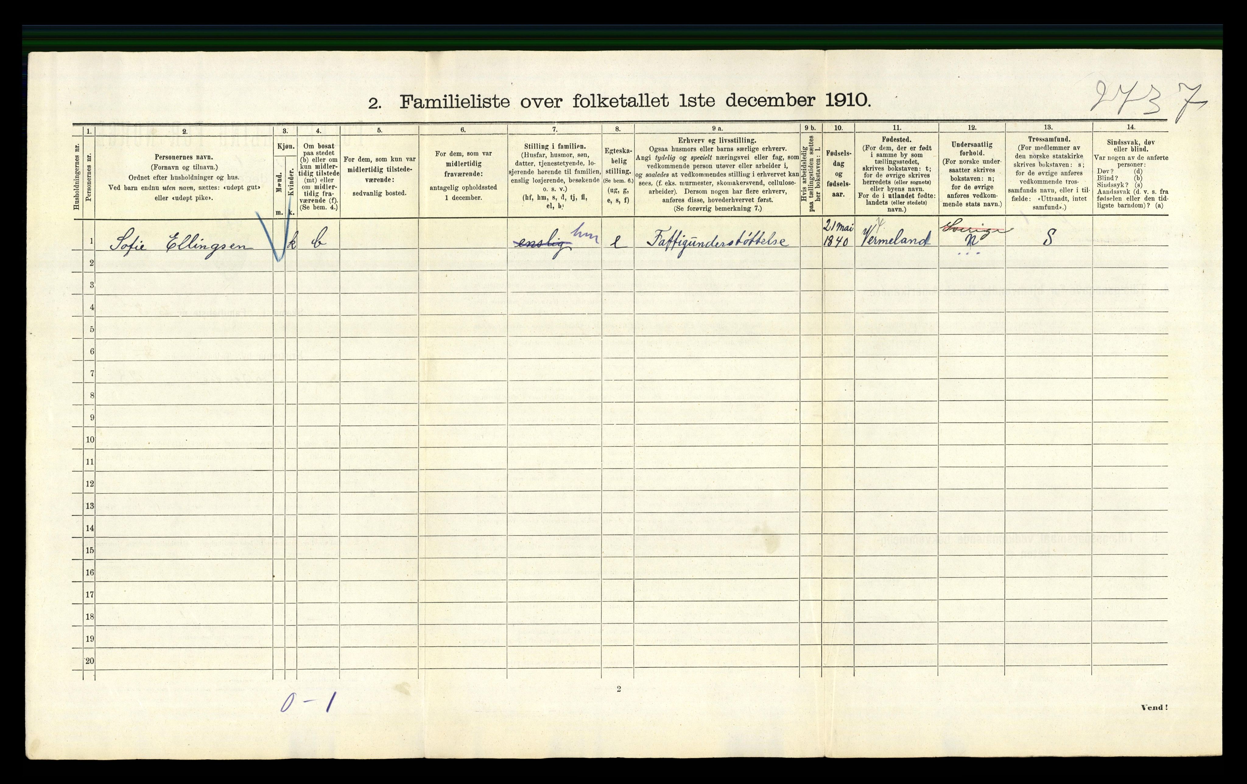 RA, 1910 census for Kristiania, 1910, p. 4794