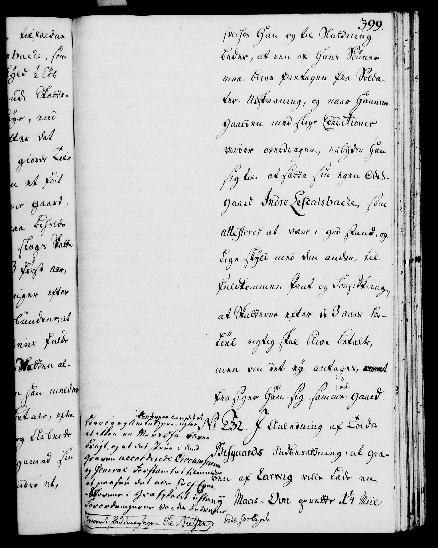 Rentekammeret, Kammerkanselliet, RA/EA-3111/G/Gh/Gha/L0027: Norsk ekstraktmemorialprotokoll (merket RK 53.72), 1745-1746, p. 399