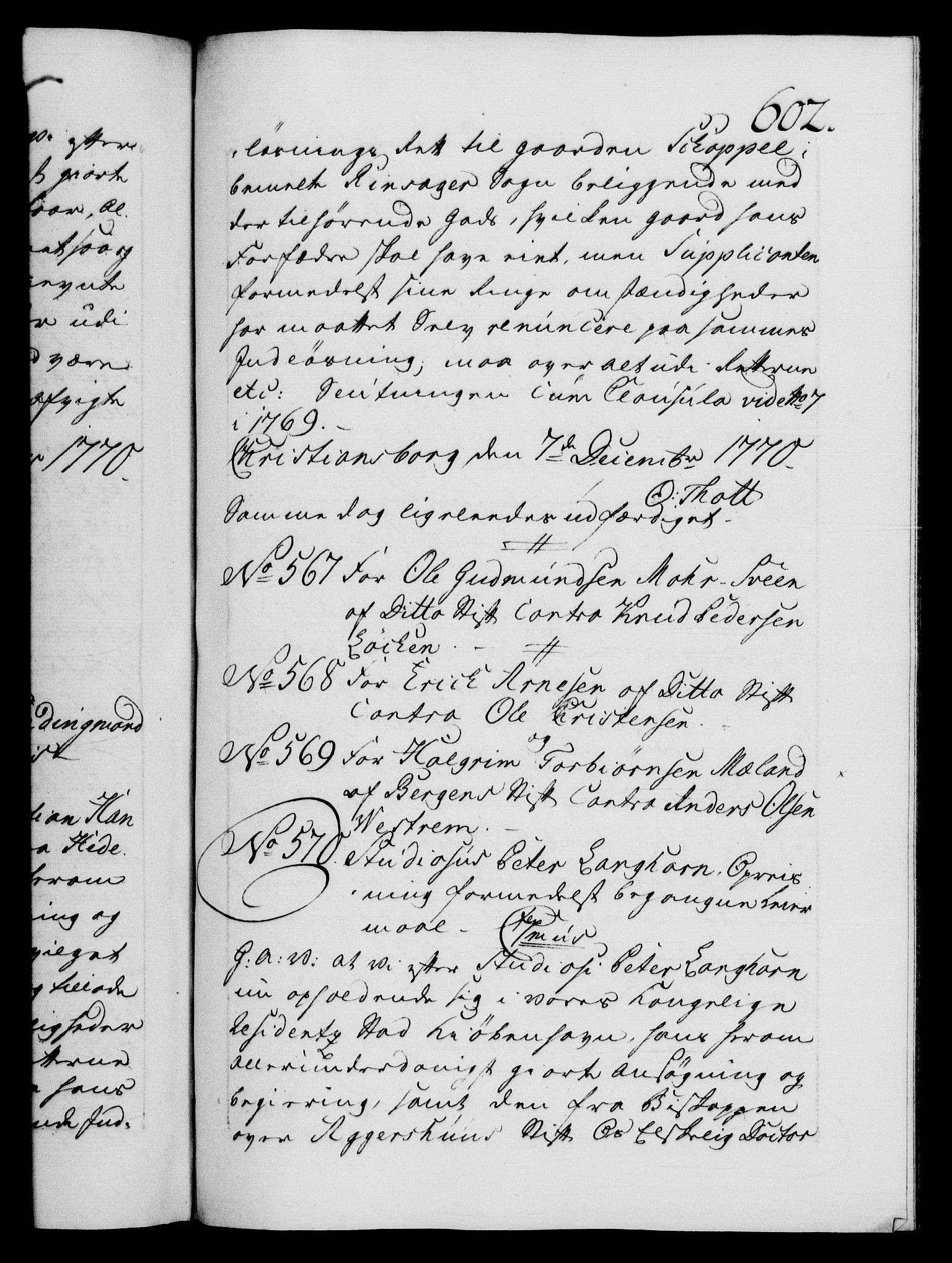 Danske Kanselli 1572-1799, AV/RA-EA-3023/F/Fc/Fca/Fcaa/L0044: Norske registre, 1769-1771, p. 602a