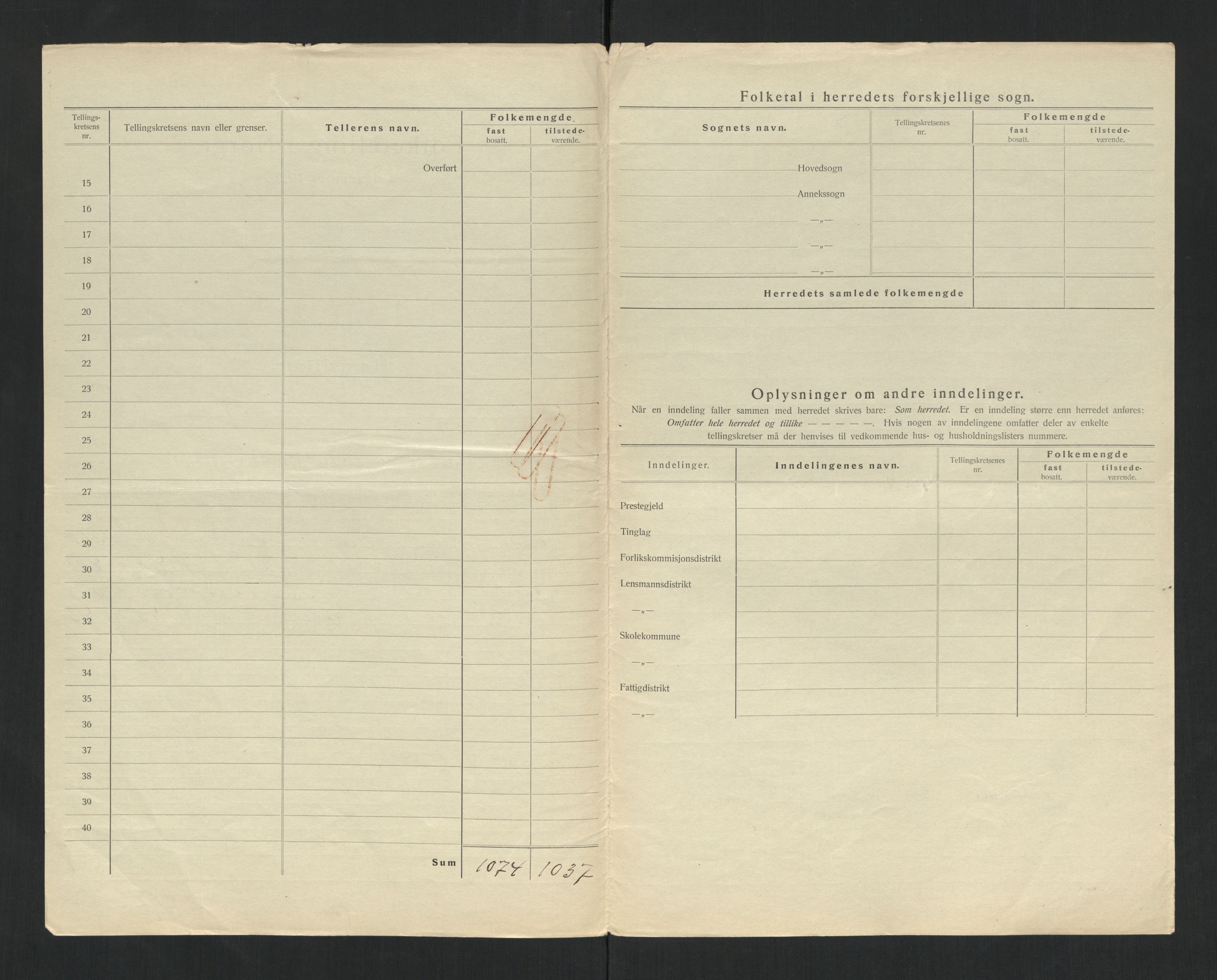 SAT, 1920 census for Malm, 1920, p. 5