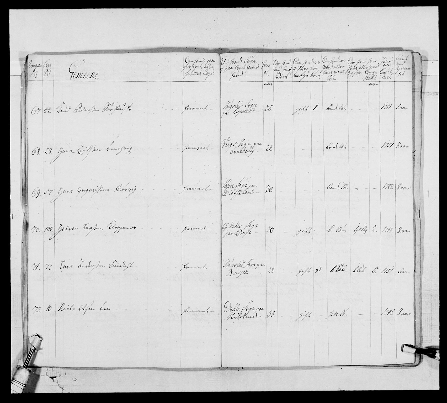 Kommanderende general (KG I) med Det norske krigsdirektorium, AV/RA-EA-5419/E/Ea/L0517: 1. Bergenhusiske regiment, 1742-1756, p. 323