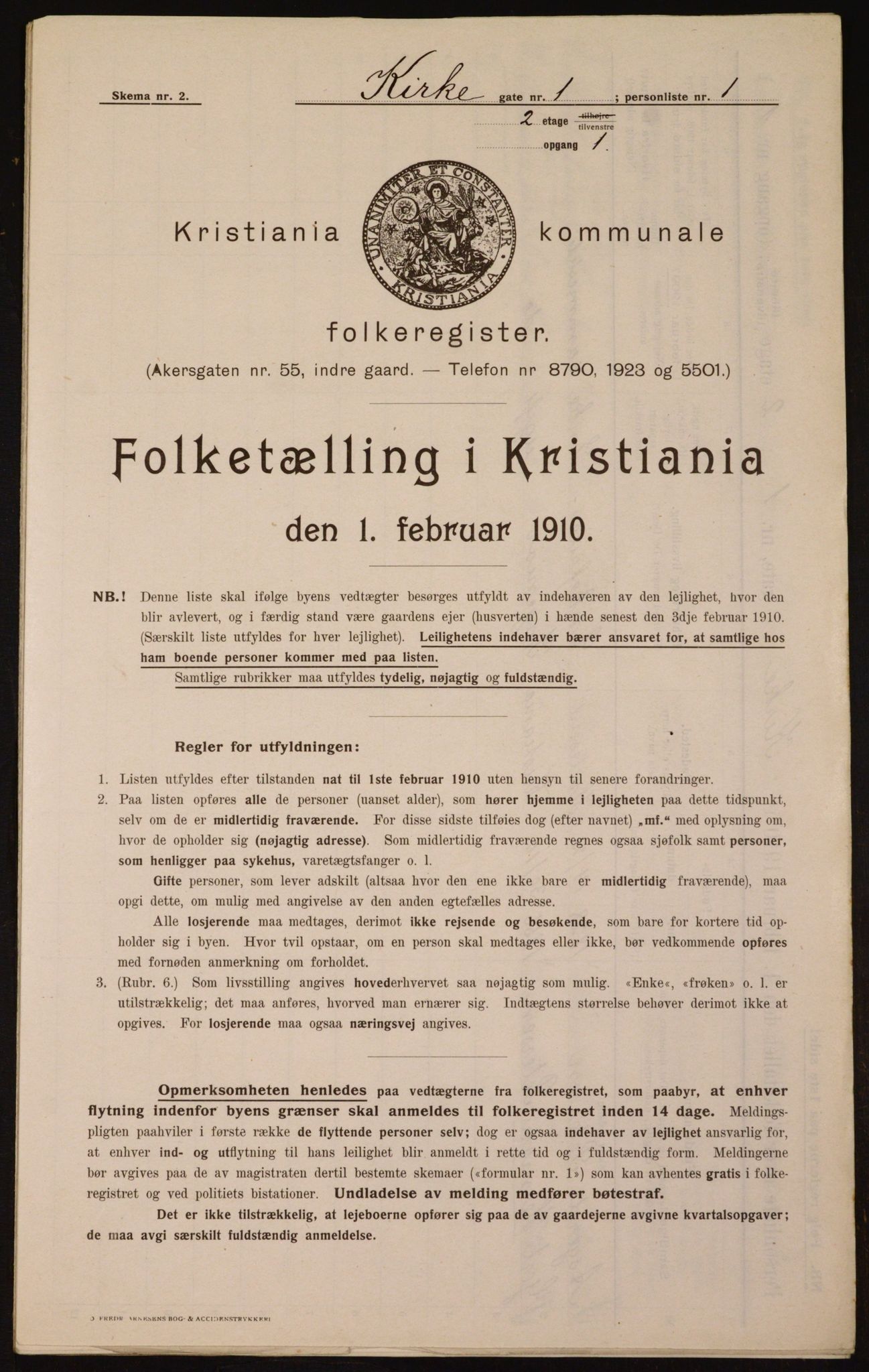 OBA, Municipal Census 1910 for Kristiania, 1910, p. 48197