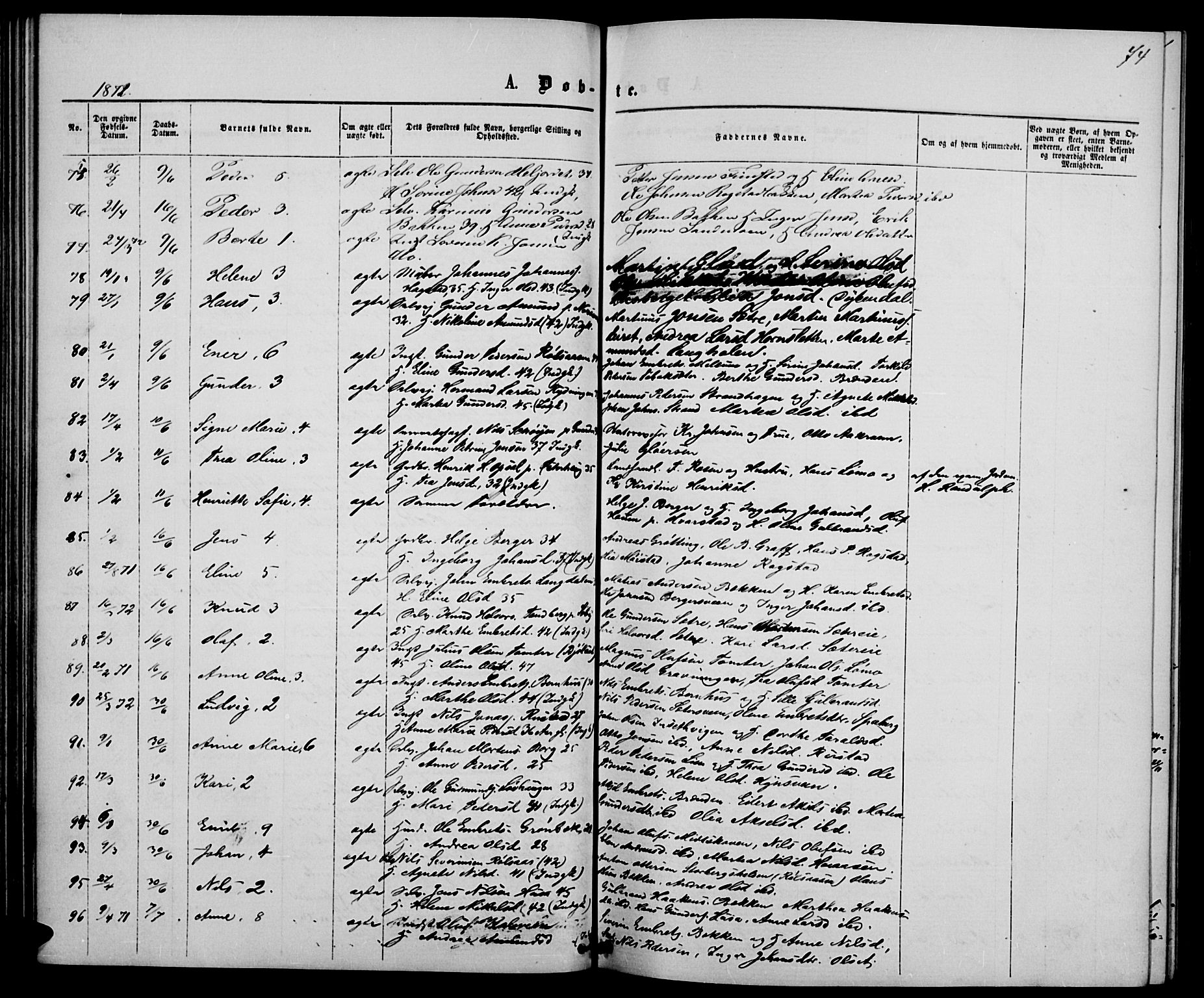 Elverum prestekontor, AV/SAH-PREST-044/H/Ha/Hab/L0004: Parish register (copy) no. 4, 1866-1874, p. 74