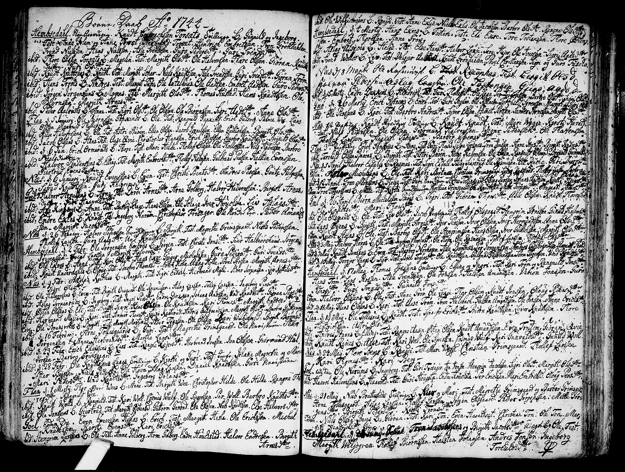 Nes kirkebøker, SAKO/A-236/F/Fa/L0002: Parish register (official) no. 2, 1707-1759, p. 147