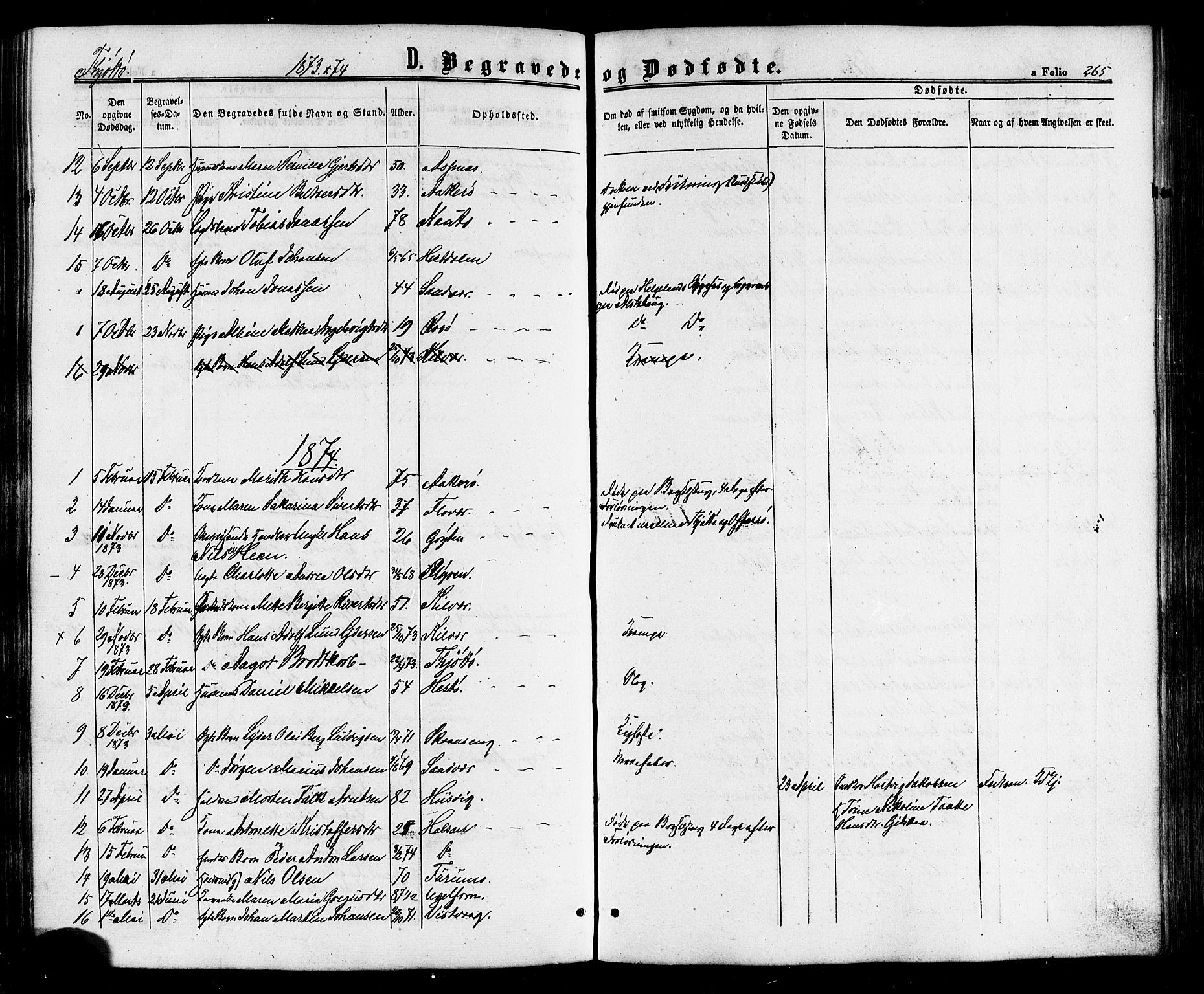 Ministerialprotokoller, klokkerbøker og fødselsregistre - Nordland, AV/SAT-A-1459/817/L0262: Parish register (official) no. 817A03/ 1, 1862-1877, p. 265