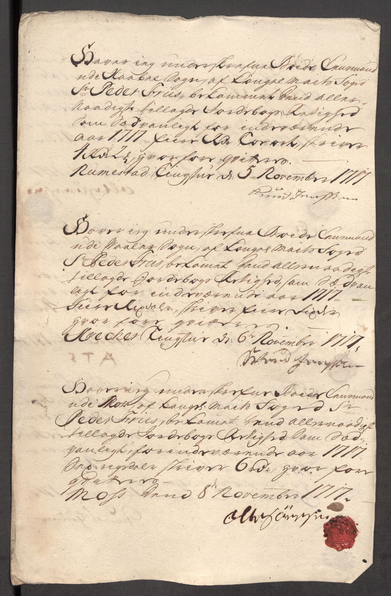 Rentekammeret inntil 1814, Reviderte regnskaper, Fogderegnskap, AV/RA-EA-4092/R04/L0141: Fogderegnskap Moss, Onsøy, Tune, Veme og Åbygge, 1717, p. 174