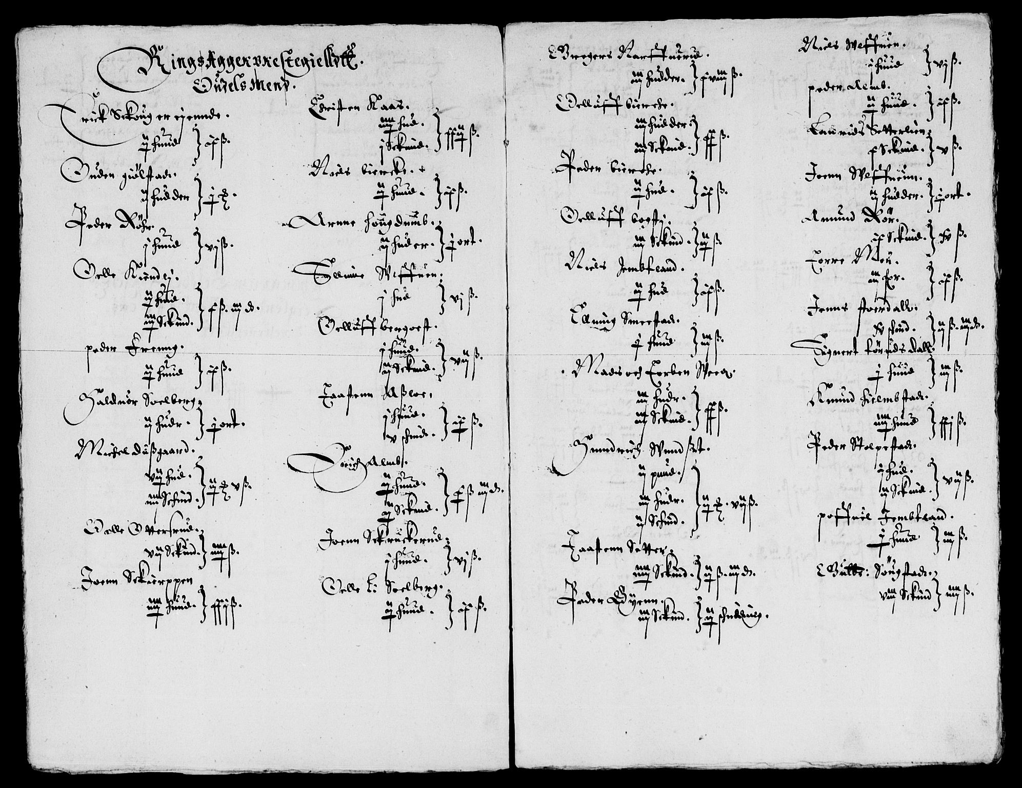 Rentekammeret inntil 1814, Reviderte regnskaper, Lensregnskaper, AV/RA-EA-5023/R/Rb/Rba/L0176: Akershus len, 1643-1644