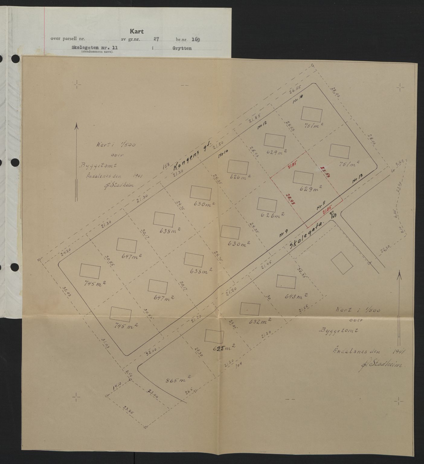 Romsdal sorenskriveri, AV/SAT-A-4149/1/2/2C: Mortgage book no. A10, 1941-1941, Diary no: : 1581/1941