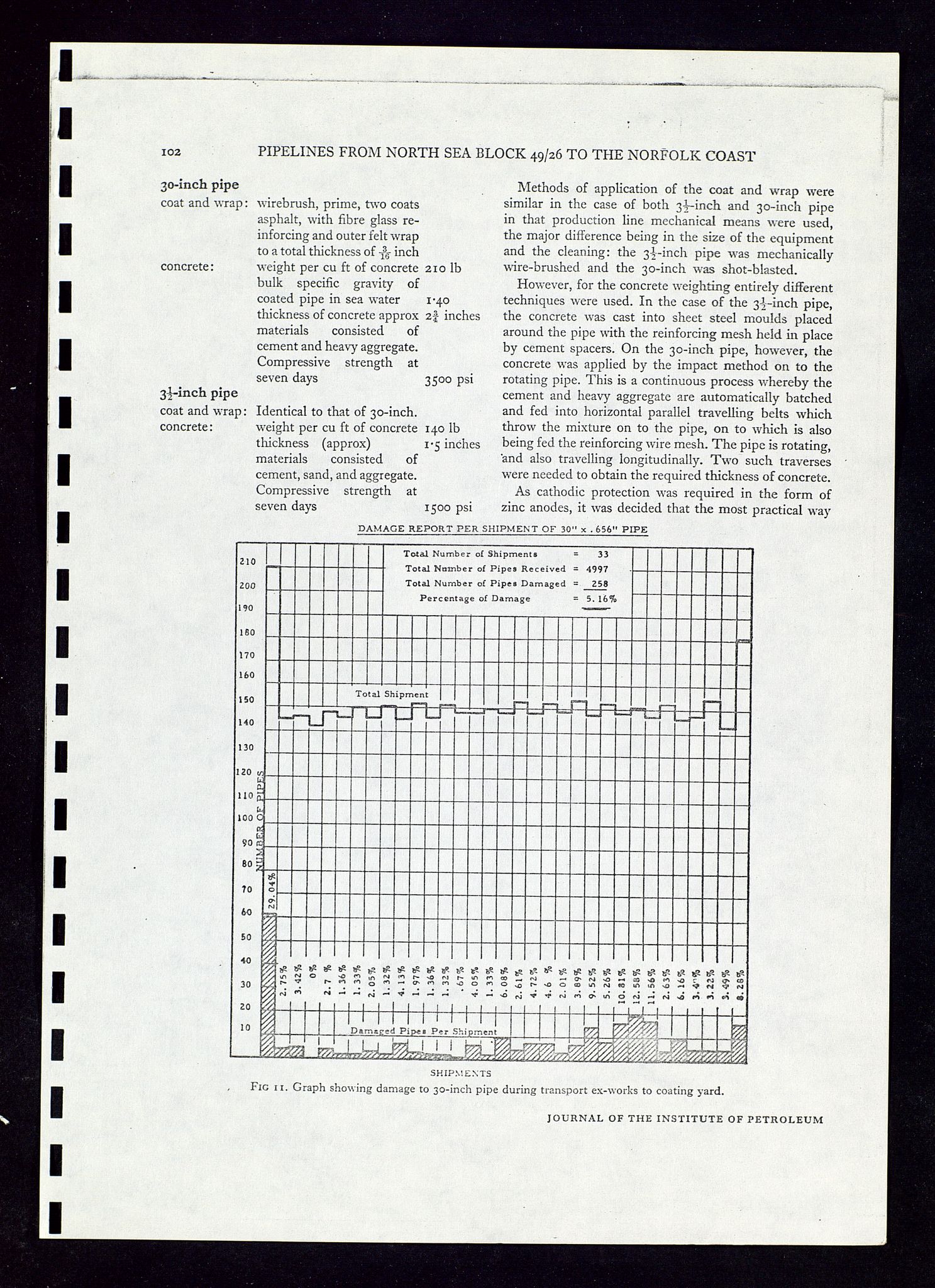 Industridepartementet, Oljekontoret, AV/SAST-A-101348/Dc/L0012: 742 Ekofisk prosjekt, prosjektstudier, div. protokoller ang oljeledning, 1971-1972