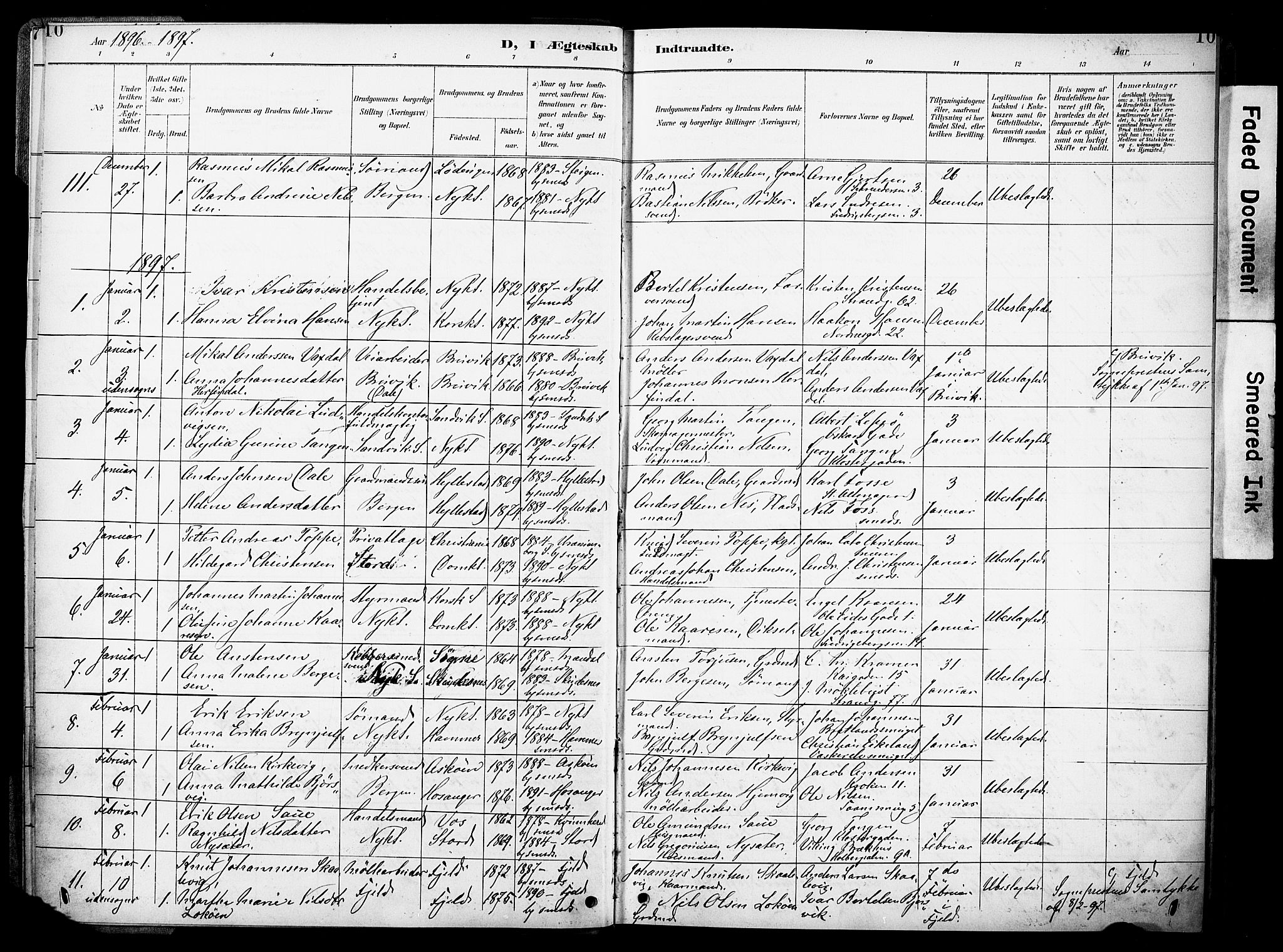 Nykirken Sokneprestembete, SAB/A-77101/H/Haa/L0034: Parish register (official) no. D 4, 1896-1905, p. 10