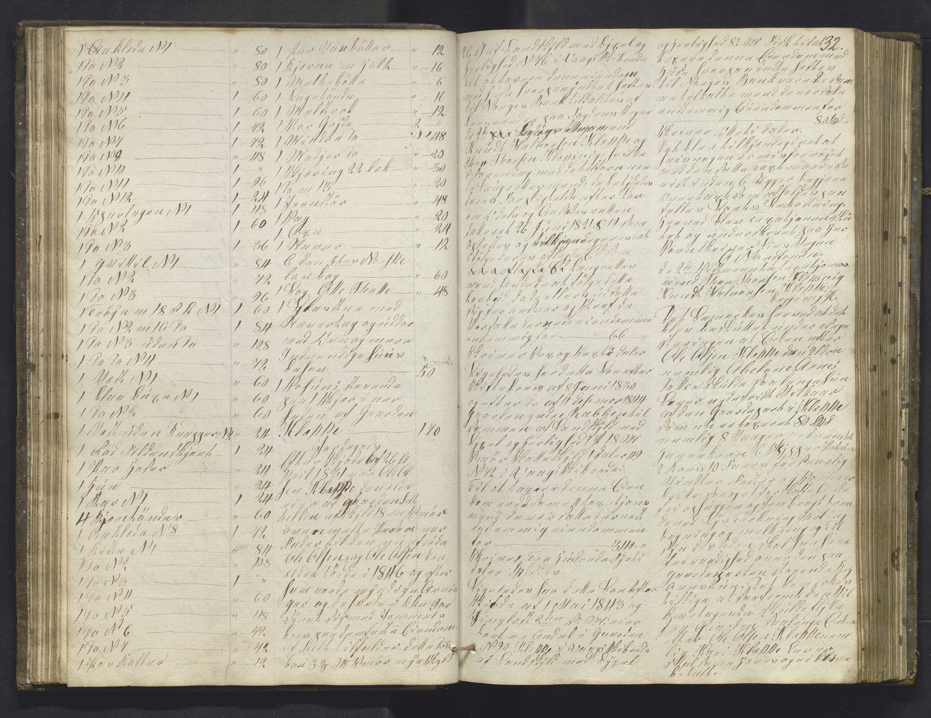 Lensmannen i Sund og Austevoll, AV/SAB-A-35201/0006/L0008: Registreringsprotokoll, 1846-1860, p. 31b-32a