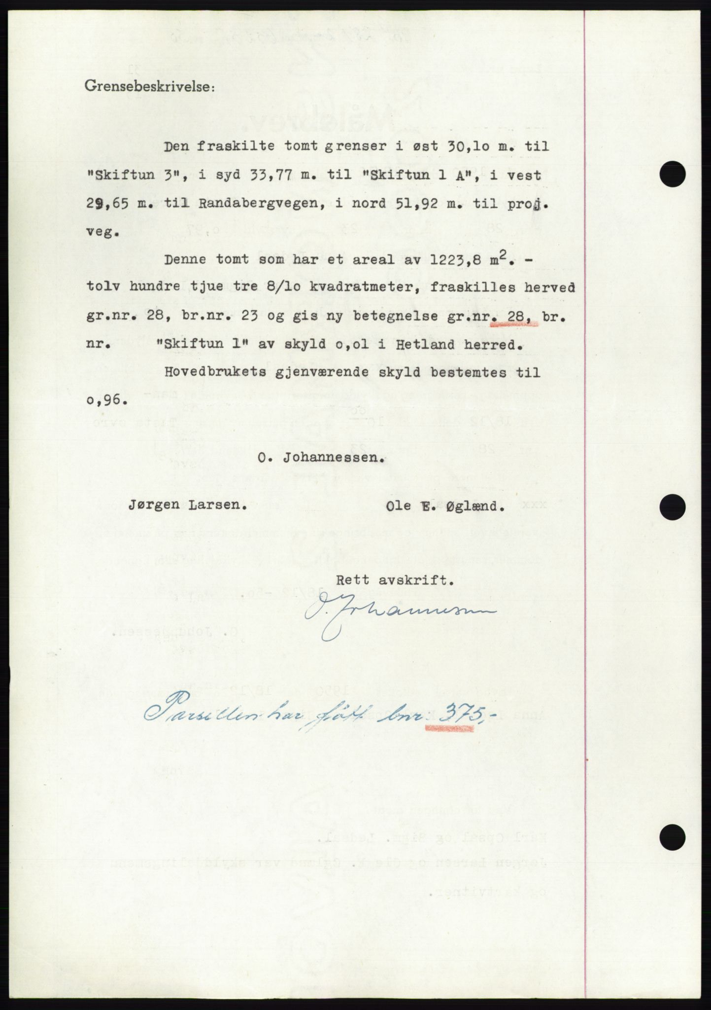 Jæren sorenskriveri, SAST/A-100310/03/G/Gba/L0110: Mortgage book, 1950-1950, Diary no: : 6525/1950