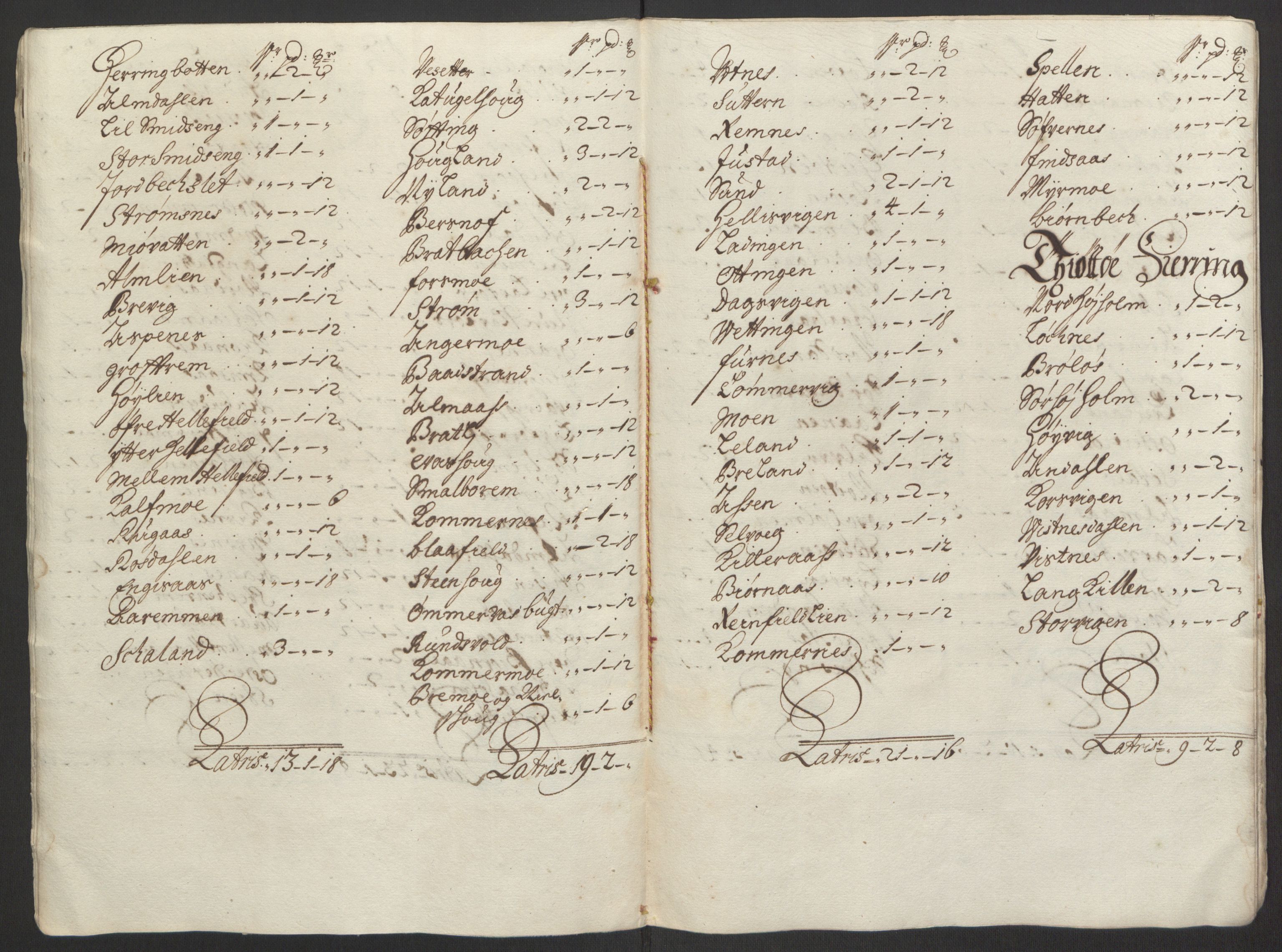 Rentekammeret inntil 1814, Reviderte regnskaper, Fogderegnskap, AV/RA-EA-4092/R65/L4505: Fogderegnskap Helgeland, 1693-1696, p. 83