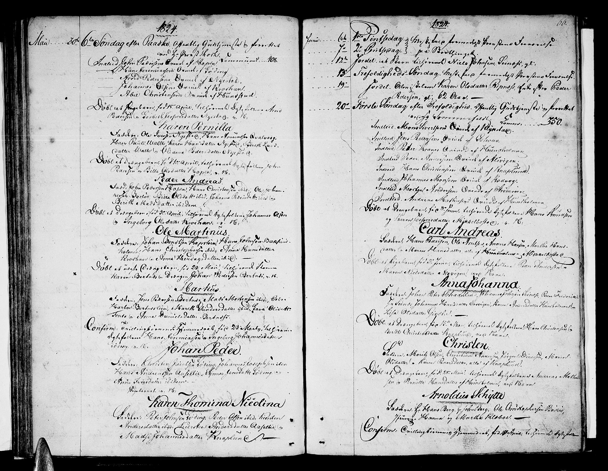 Ministerialprotokoller, klokkerbøker og fødselsregistre - Nordland, SAT/A-1459/801/L0005: Parish register (official) no. 801A05, 1818-1834, p. 66