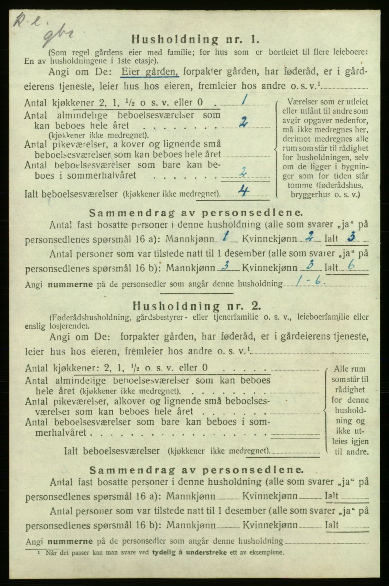 SAB, 1920 census for Kvinnherad, 1920, p. 2728