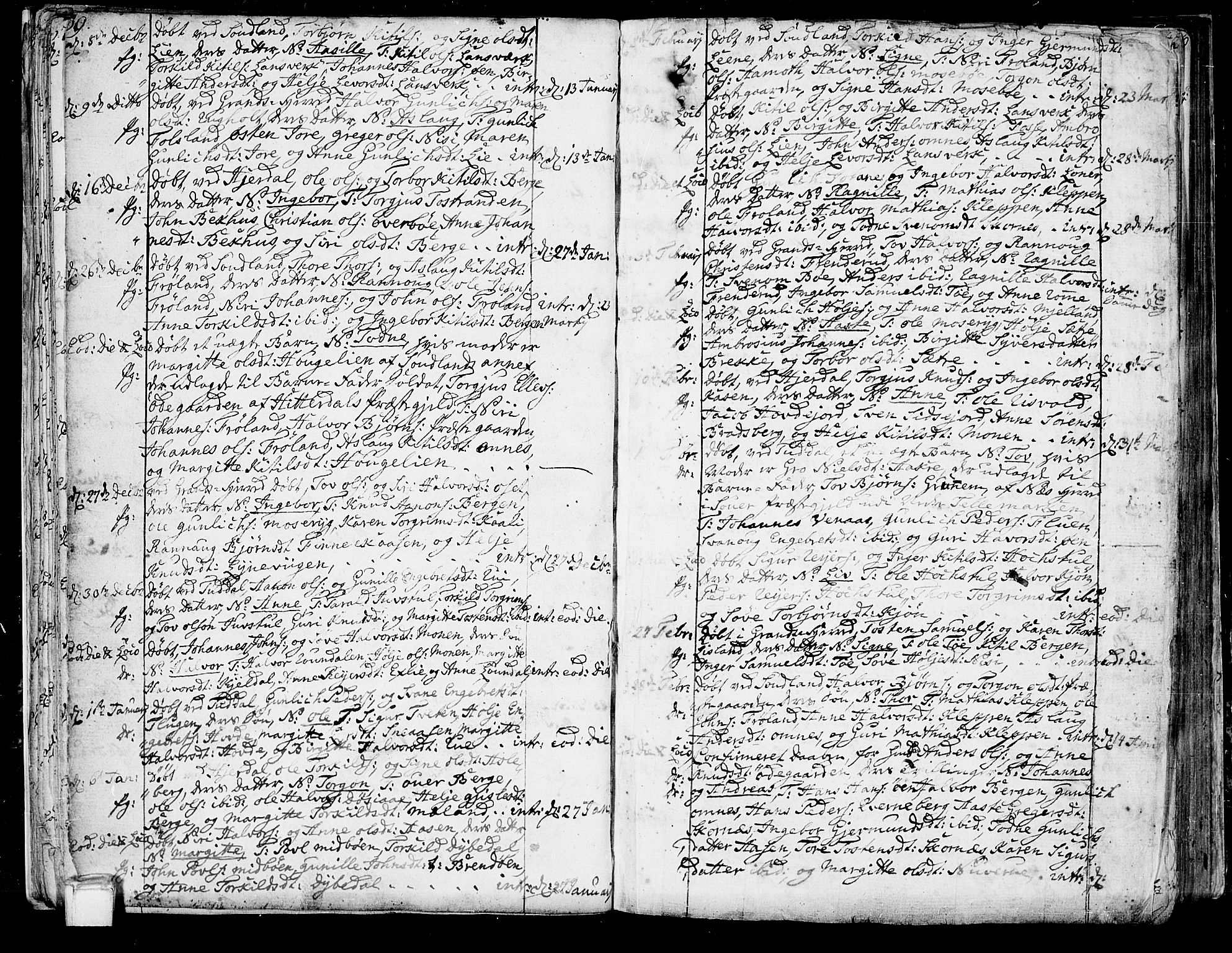 Hjartdal kirkebøker, SAKO/A-270/F/Fa/L0005: Parish register (official) no. I 5, 1776-1801, p. 39-40