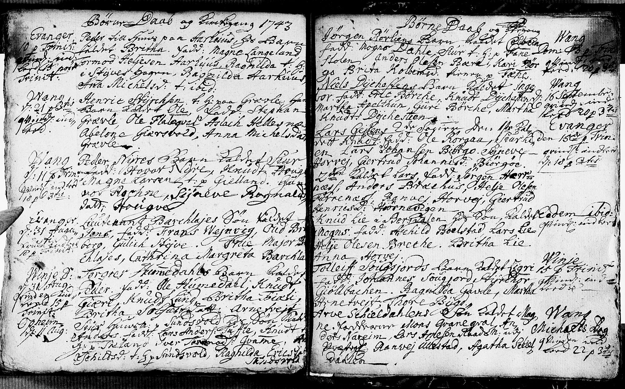 Voss sokneprestembete, SAB/A-79001/H/Haa: Parish register (official) no. A 5, 1736-1743, p. 130