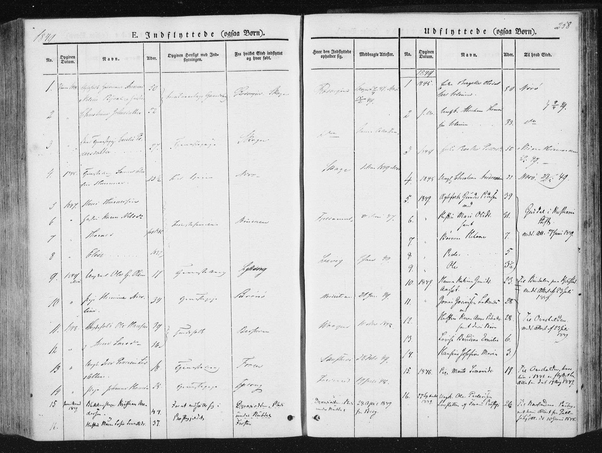 Ministerialprotokoller, klokkerbøker og fødselsregistre - Nord-Trøndelag, AV/SAT-A-1458/780/L0640: Parish register (official) no. 780A05, 1845-1856, p. 258