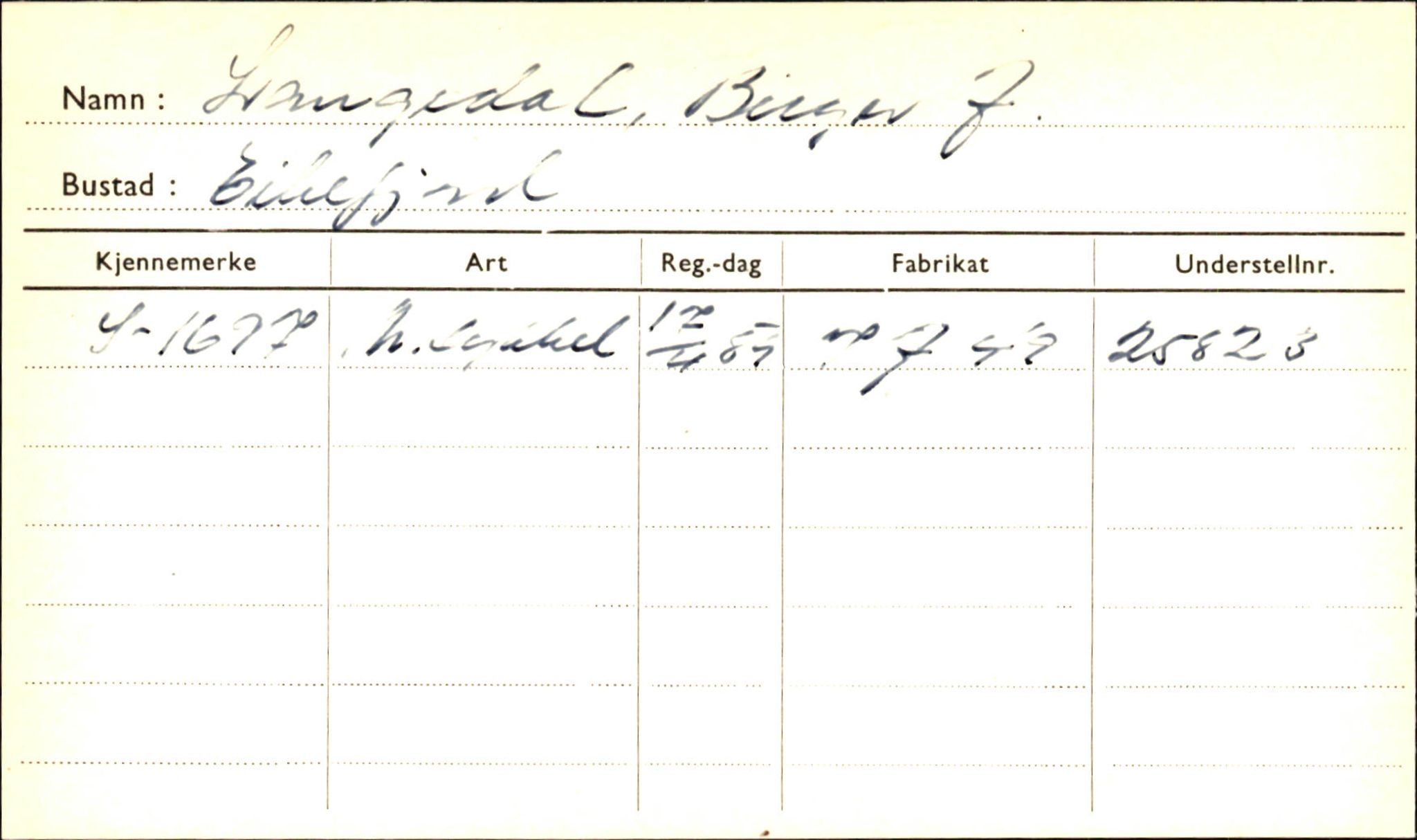 Statens vegvesen, Sogn og Fjordane vegkontor, AV/SAB-A-5301/4/F/L0001B: Eigarregister Fjordane til 1.6.1961, 1930-1961, p. 410