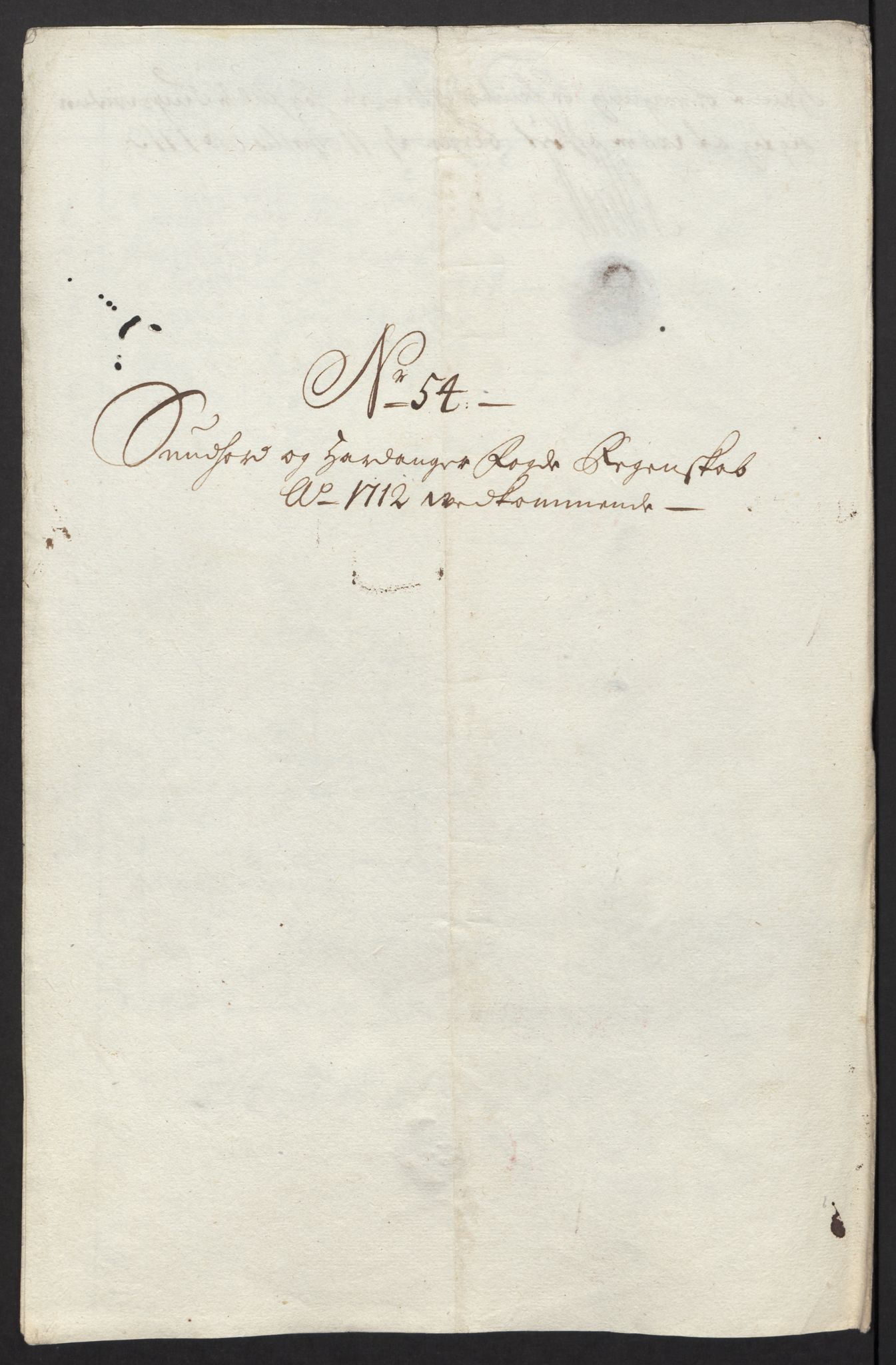 Rentekammeret inntil 1814, Reviderte regnskaper, Fogderegnskap, AV/RA-EA-4092/R48/L2988: Fogderegnskap Sunnhordland og Hardanger, 1712, p. 343