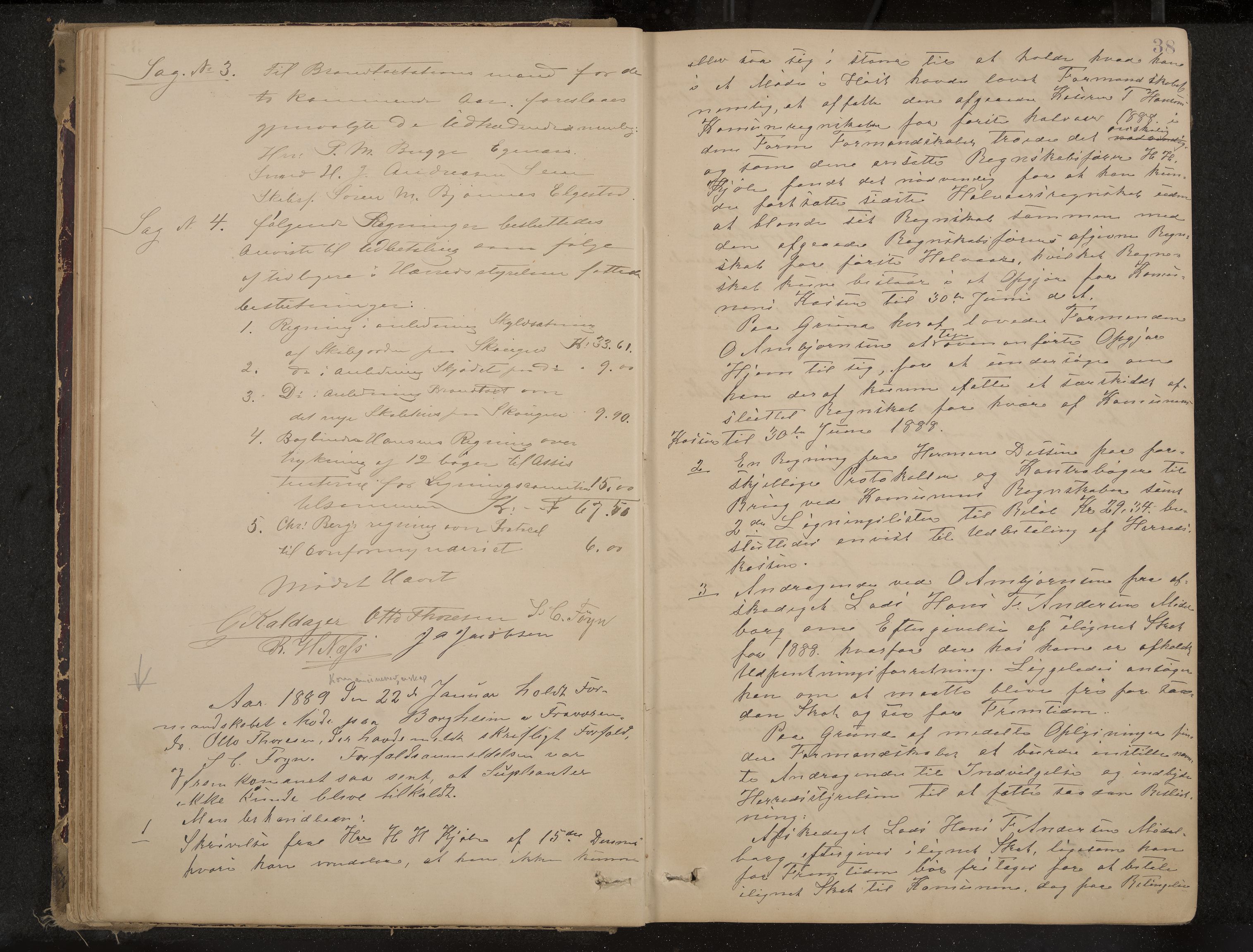 Nøtterøy formannskap og sentraladministrasjon, IKAK/0722021-1/A/Aa/L0004: Møtebok, 1887-1896, p. 38