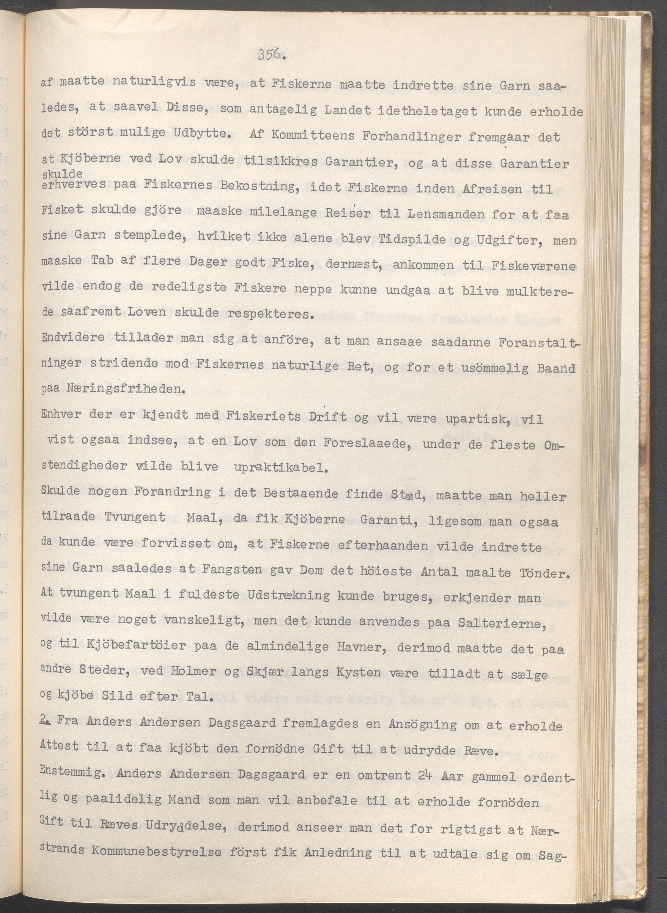 Vikedal kommune - Formannskapet, IKAR/K-100598/A/Ac/L0002: Avskrift av møtebok, 1862-1874, p. 356