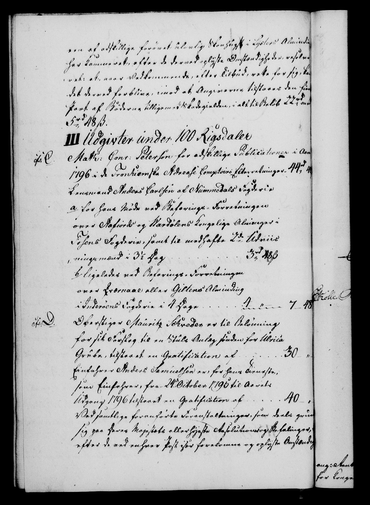 Rentekammeret, Kammerkanselliet, RA/EA-3111/G/Gf/Gfa/L0079: Norsk relasjons- og resolusjonsprotokoll (merket RK 52.79), 1797, p. 395