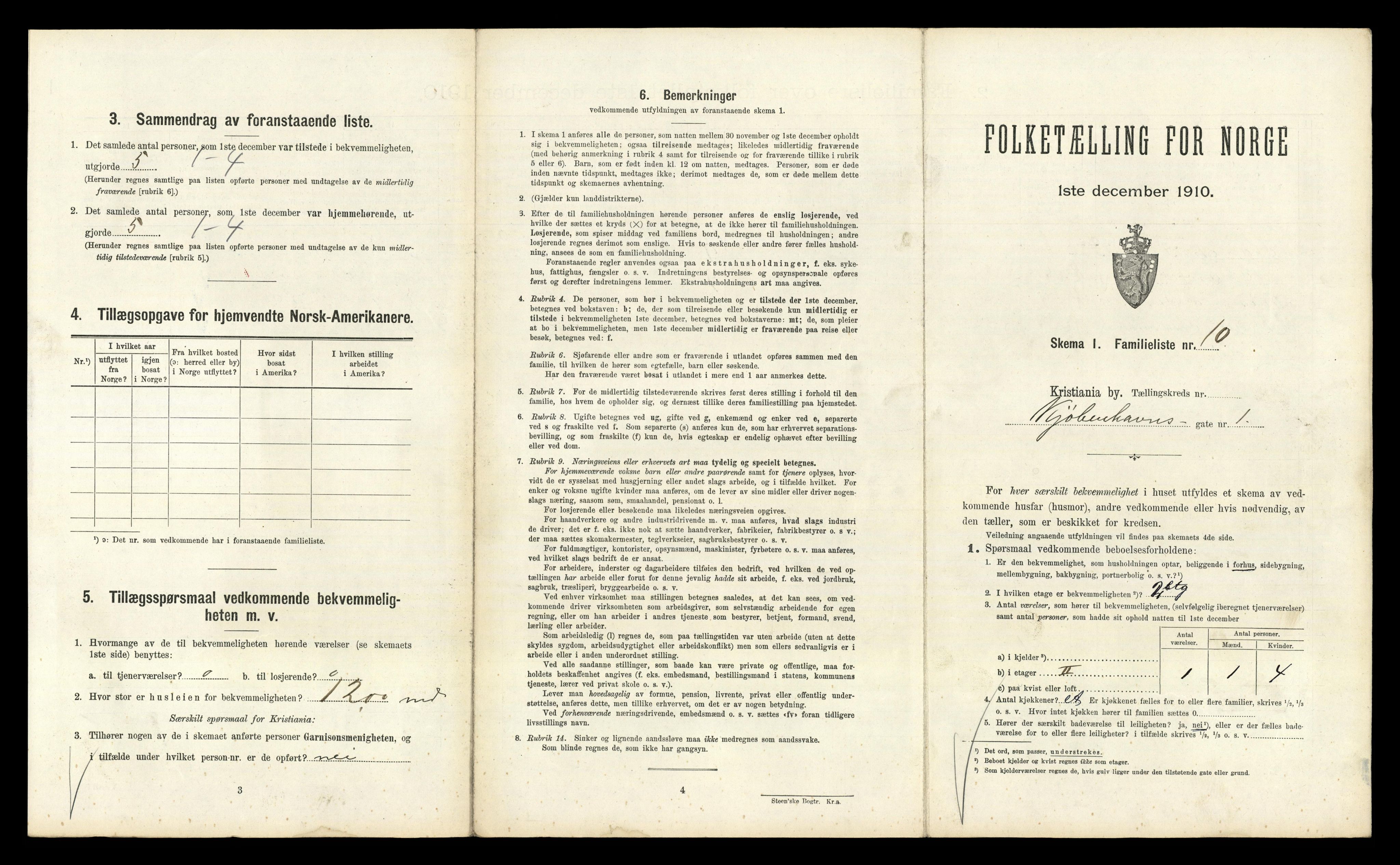 RA, 1910 census for Kristiania, 1910, p. 50137