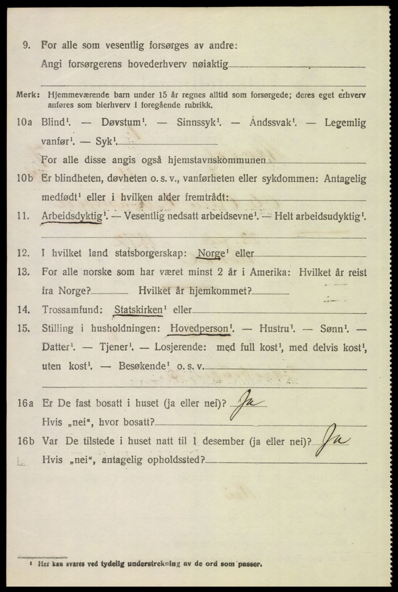 SAH, 1920 census for Alvdal, 1920, p. 3975