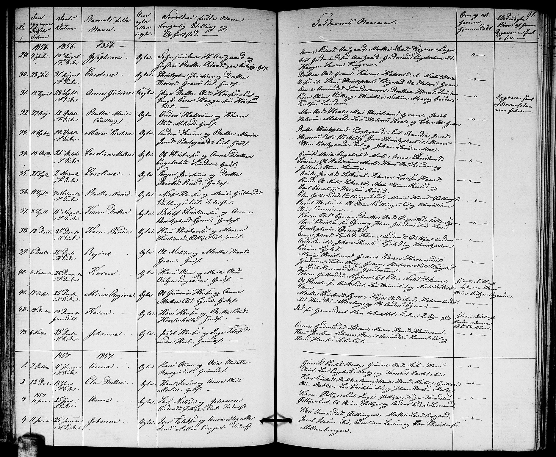 Sørum prestekontor Kirkebøker, SAO/A-10303/G/Ga/L0003: Parish register (copy) no. I 3, 1846-1863, p. 81