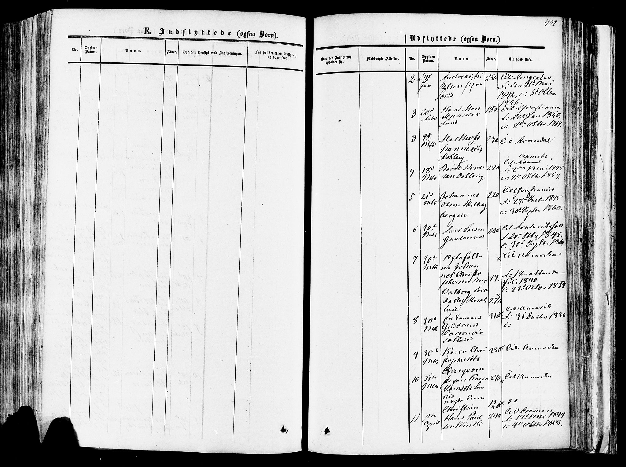 Vang prestekontor, Hedmark, SAH/PREST-008/H/Ha/Haa/L0013: Parish register (official) no. 13, 1855-1879, p. 402